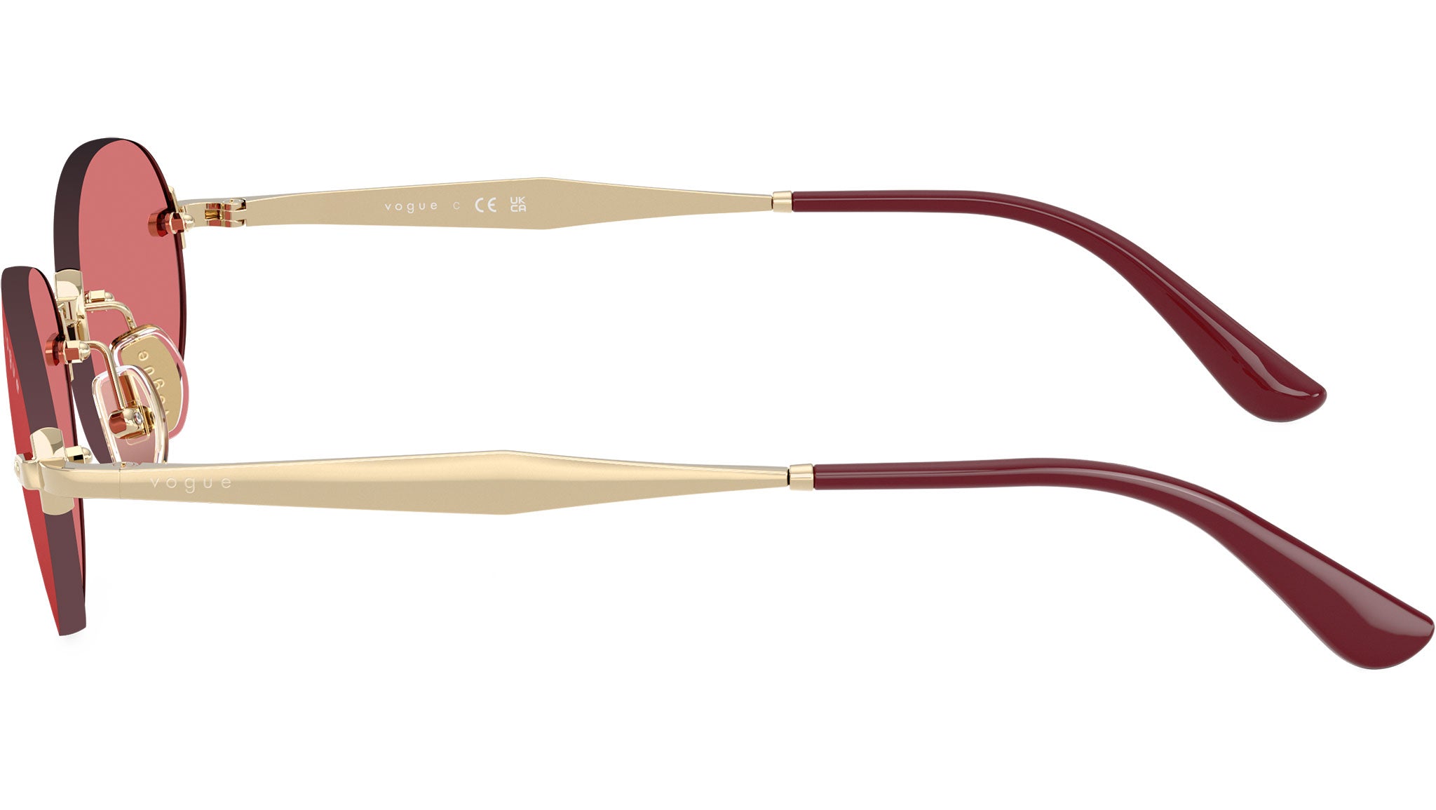 Vogue VO4342S Sunglasses 848/75 Pale Gold - eye-oo.com