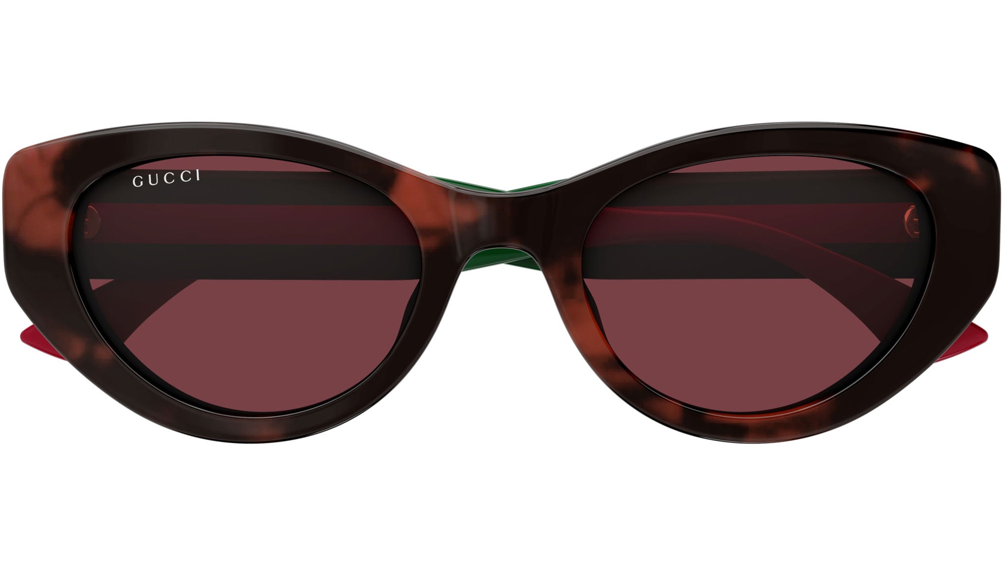 Gucci GG1862S 003 Havana Red Cat Eye Sunglasses - eye-oo.com