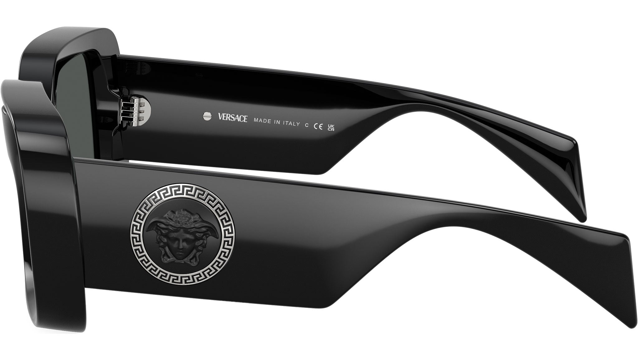 NEW VERSACE VE4473U GB1/87 Sunglasses, BLACK WOMEN VERSACE SUNGLASSES NEW VERSACE VE4473U GB1/87 WOMEN SQUARE SUNGLASSES VERSACE  main image 3