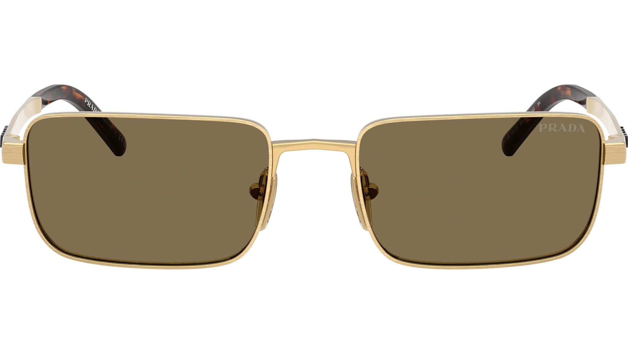 PR D54S Prada Sunglasses 24J90F Satin Gold - eye-oo.com