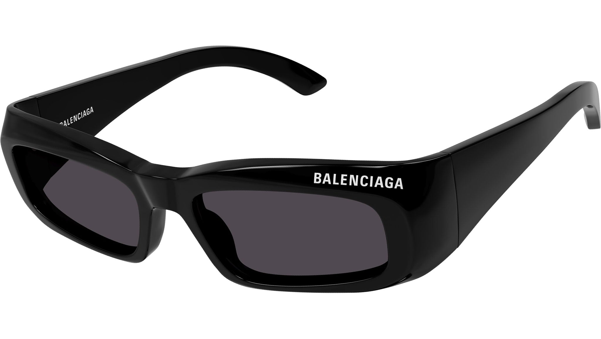 Balenciaga BB0266S 001 Black Grey Sunglasses - eye-oo.com