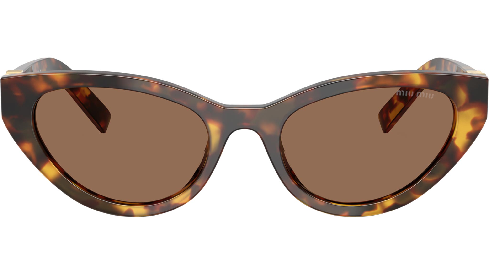 MU A04S Miu Miu Sunglasses 14L60M Honey Havana - eye-oo.com