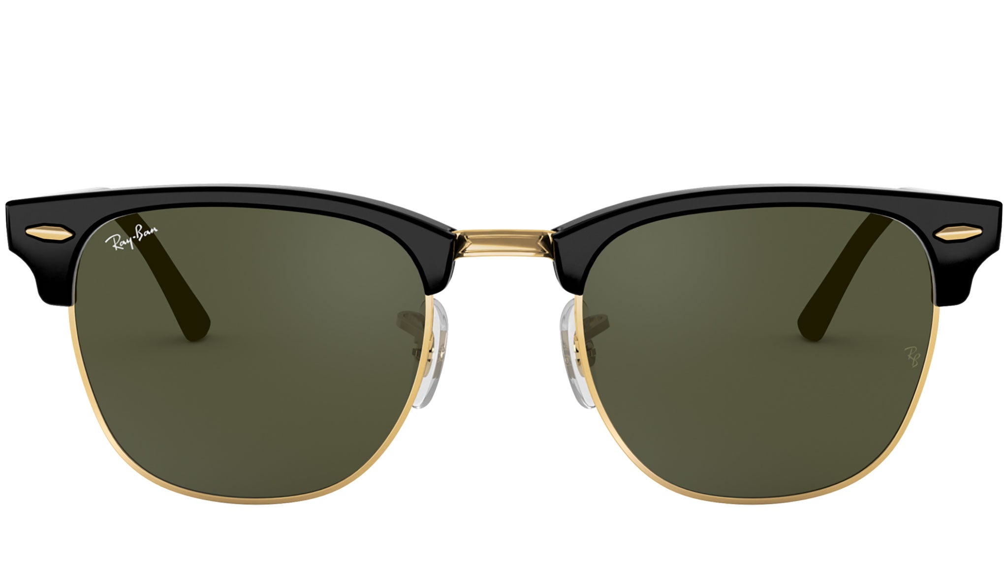 Ray-Ban Clubmaster RB3016 W0365 Black Sunglasses - eye-oo.com