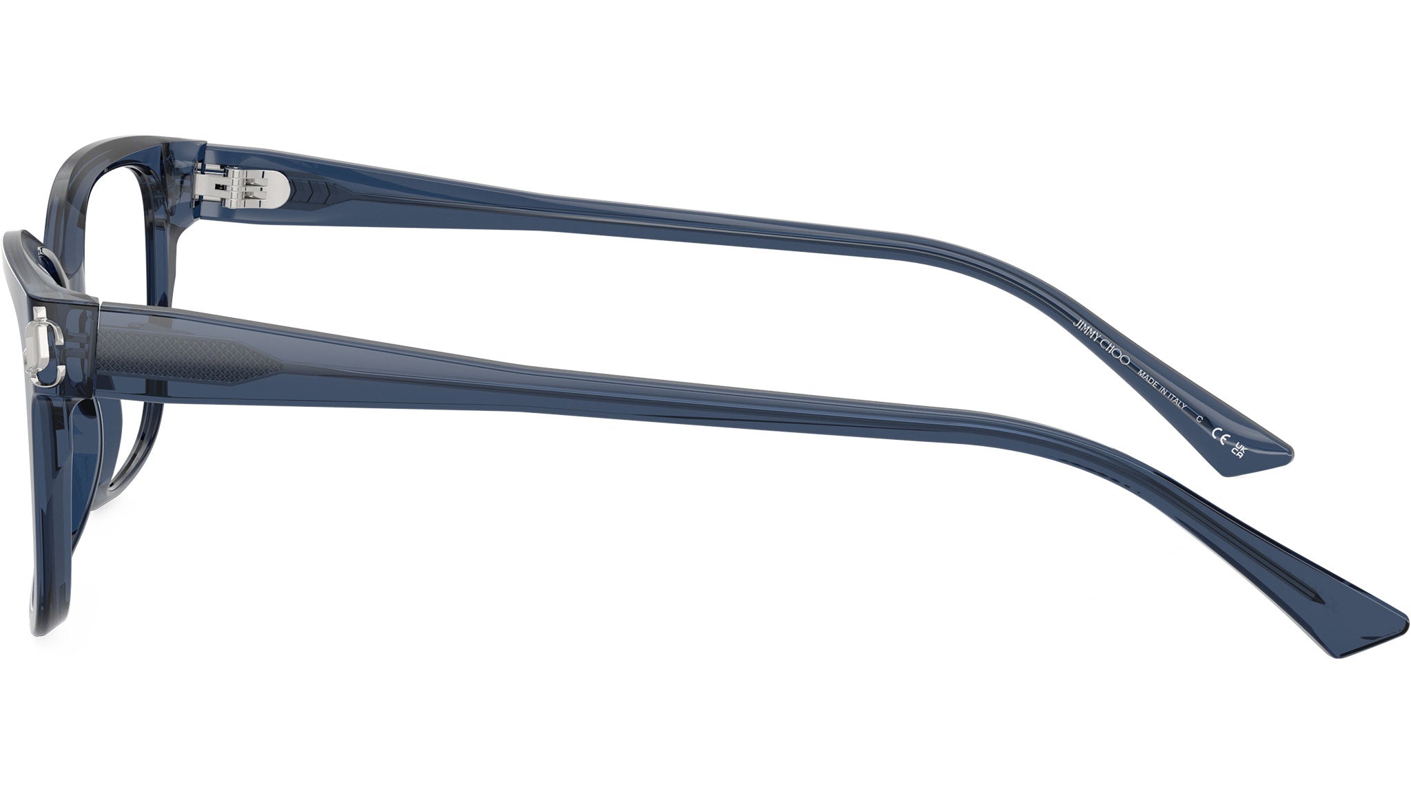 JC3012 Jimmy Choo Glasses 5035 Transparent Navy - eye-oo.com