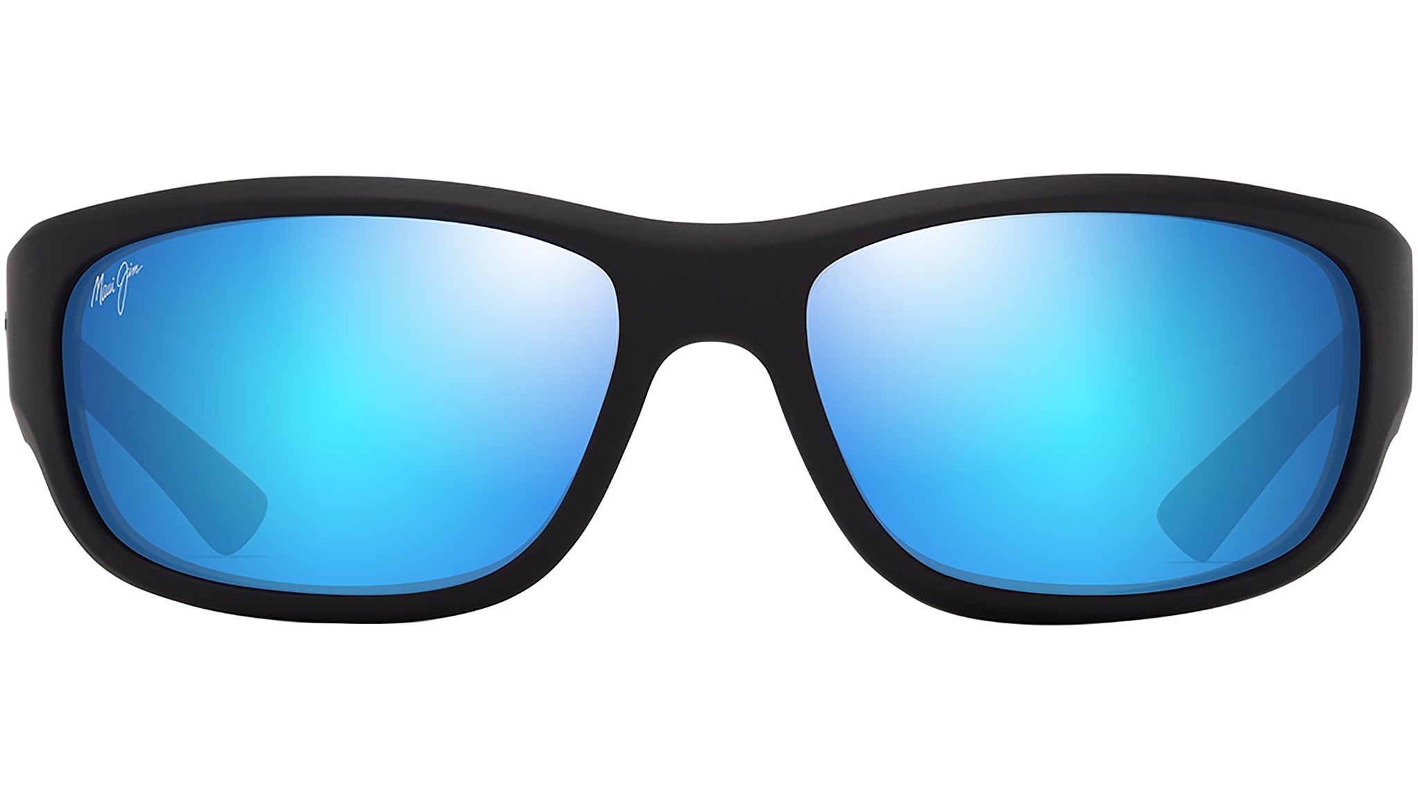 Maui Jim Maukele B682 02A Sunglasses Matte Black Blue Polarized