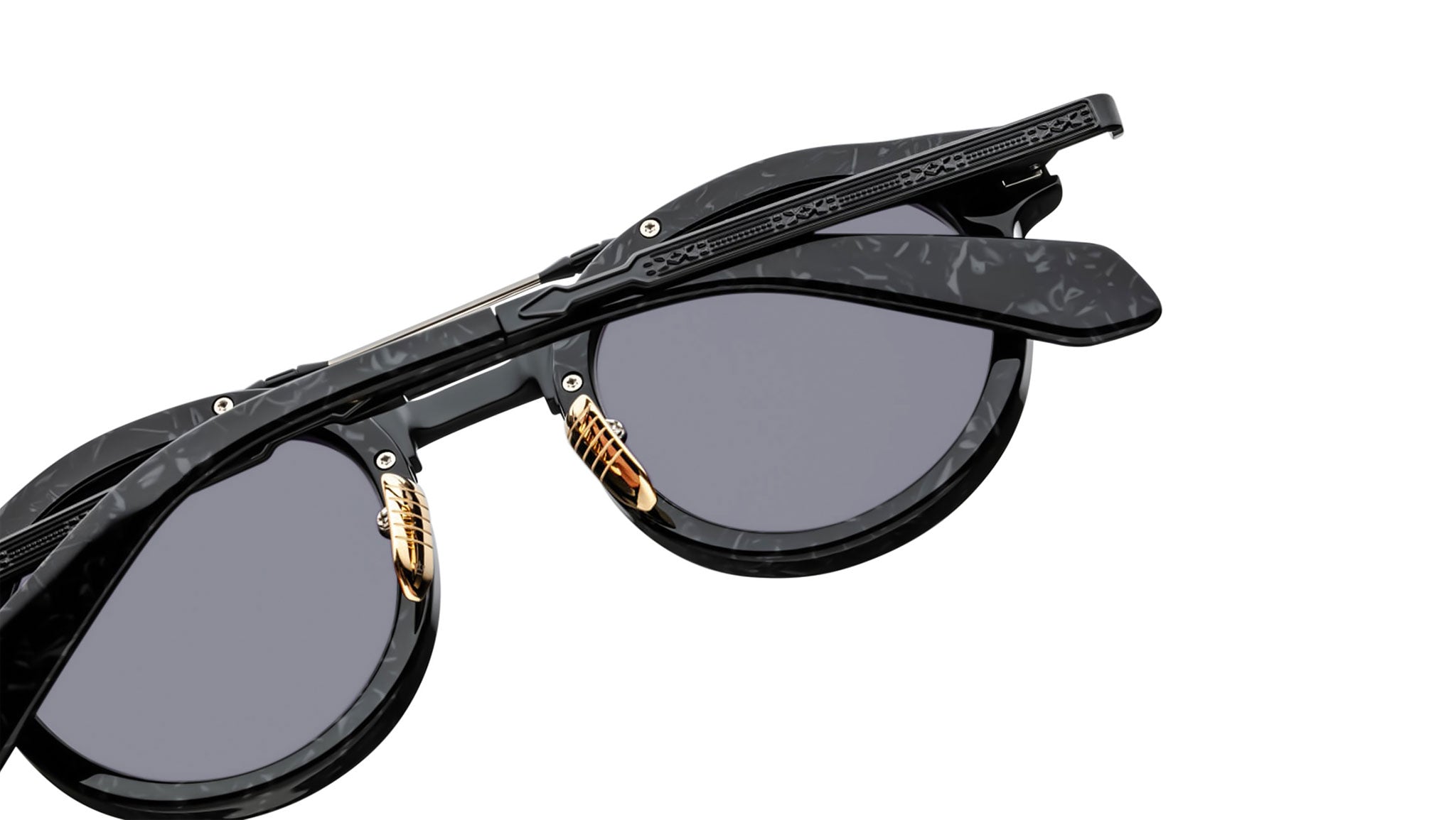 Jacques Marie Mage Delage Slate Sunglasses JMMDG-10S - eye-oo.com