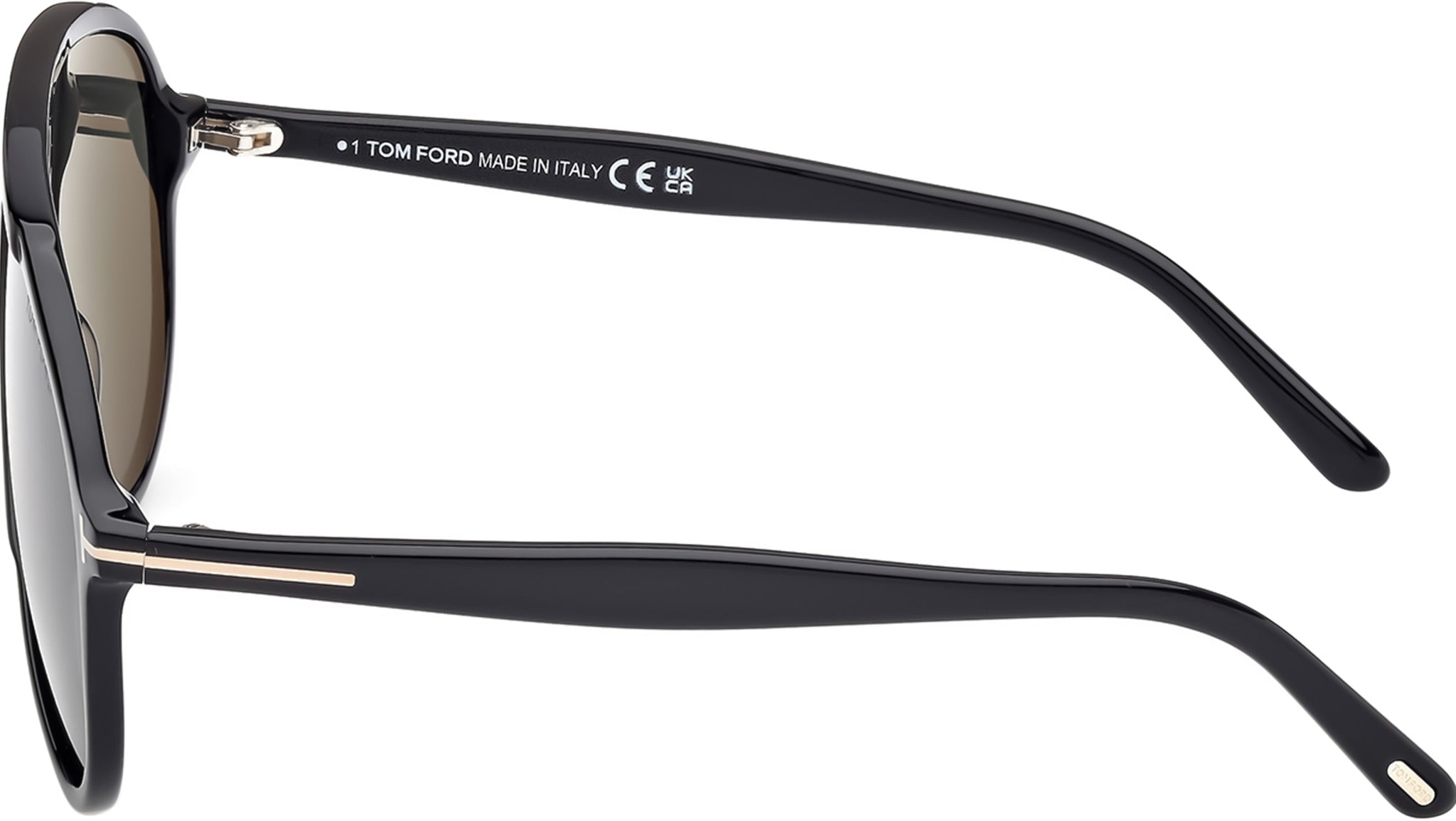 Tom Ford Vladimir Sunglasses FT1211 01N Shiny Black - eye-oo.com
