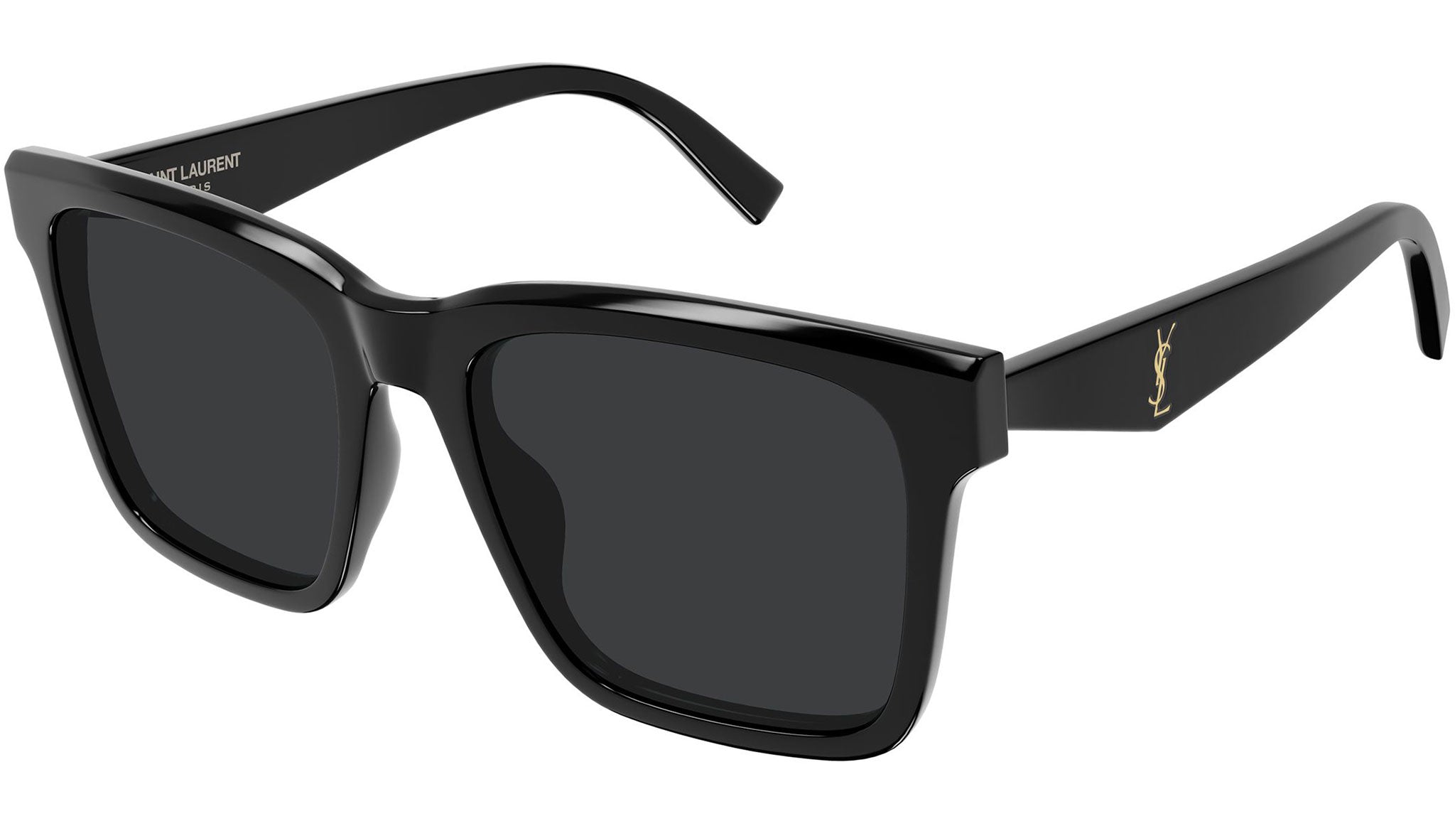 Saint Laurent SL M170 Sunglasses 001 Shiny Black - eye-oo.com display picture 3