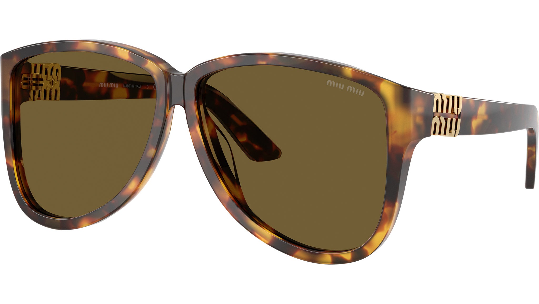 Miu Miu MUA08S Sunglasses 14L09Z Honey Havana - eye-oo.com