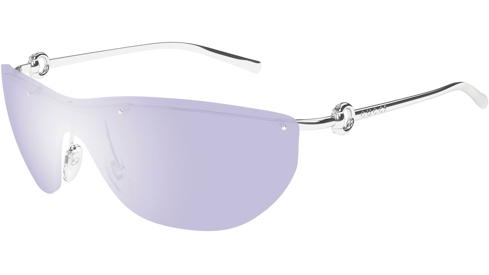 Gucci Sunglasses GG1700S 003 Shiny Shiny Silver - eye-oo.com