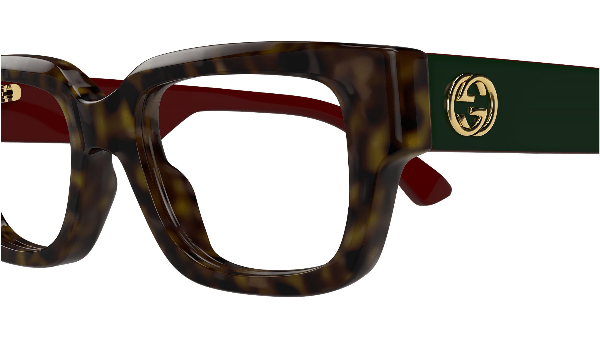 Gucci Eyeglasses GG1666O 002 Dark Dark Havana - eye-oo.com
