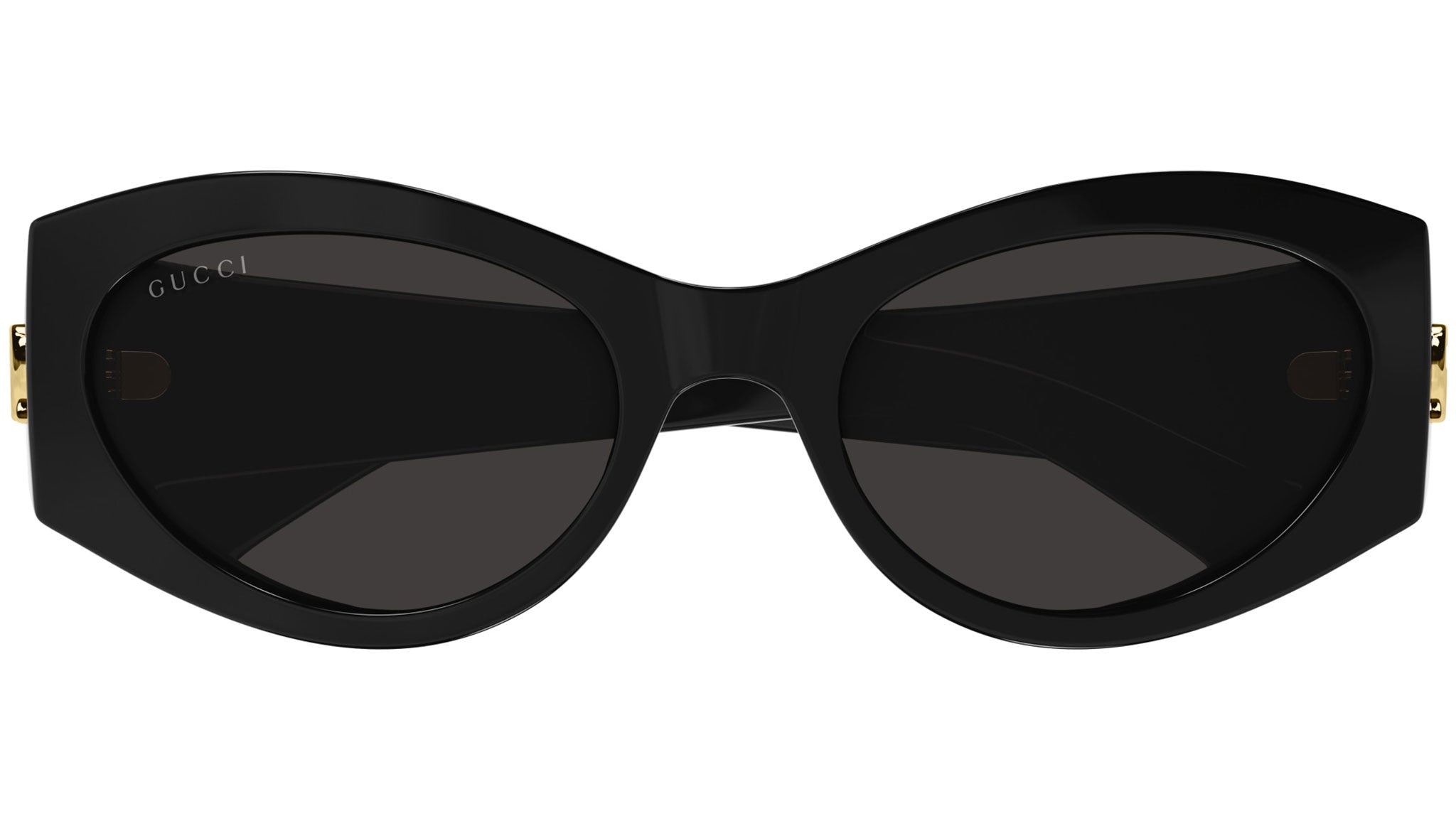 Gucci GG1401S 001 Black Grey Cat Eye Sunglasses - eye-oo.com