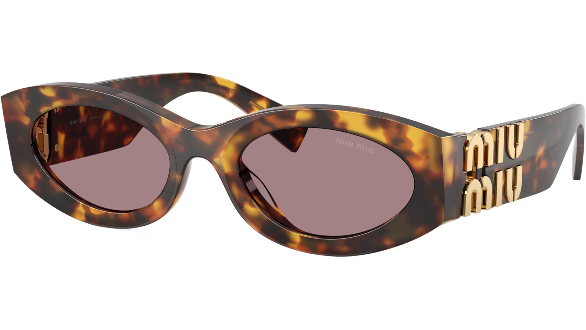 MU 11WS Miu Miu Sunglasses 14L20I Honey Havana - eye-oo.com