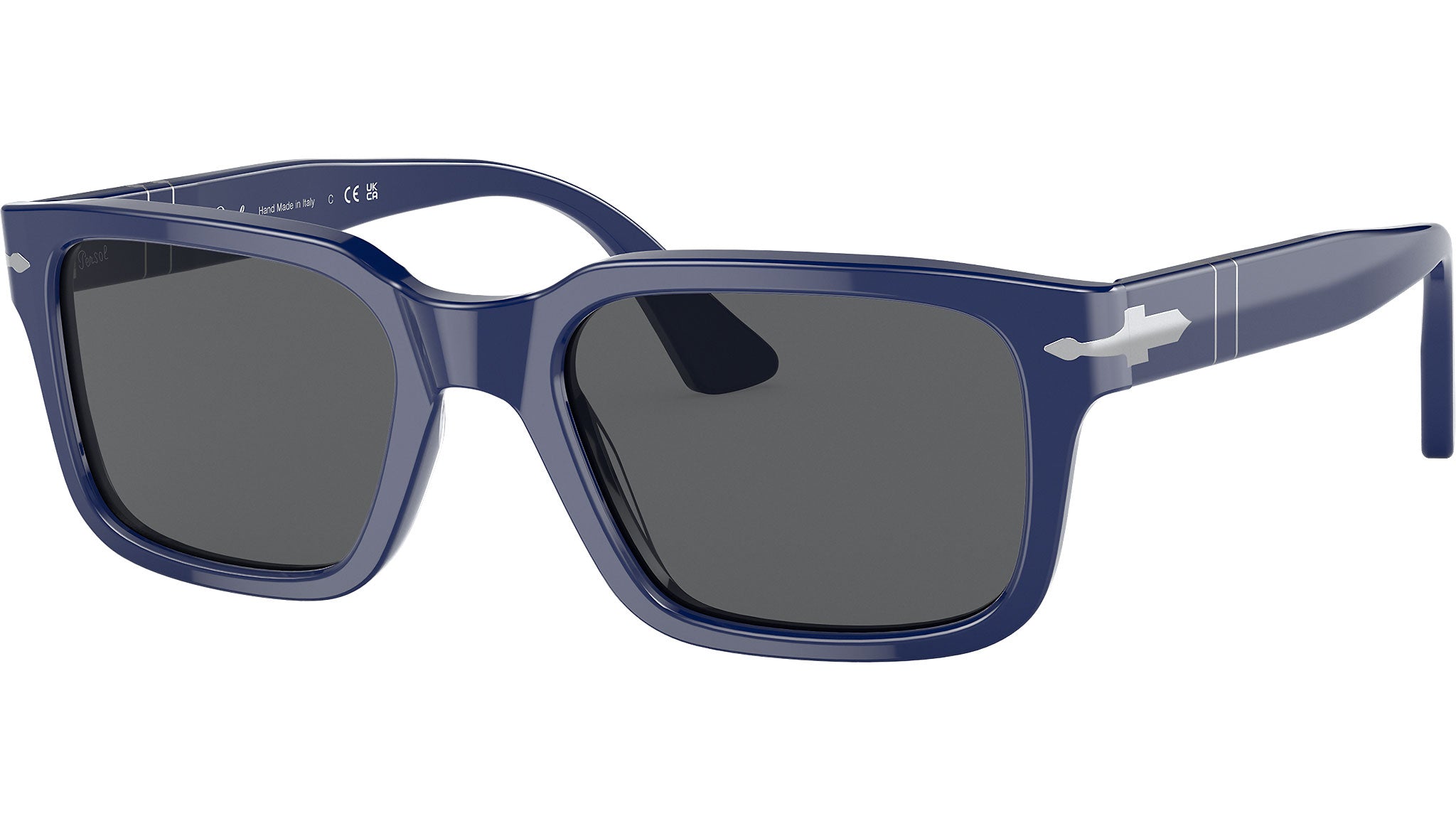 Persol Sunglasses PO3272S Solid Blue 1170B1 Grey Lens - eye  display picture 3