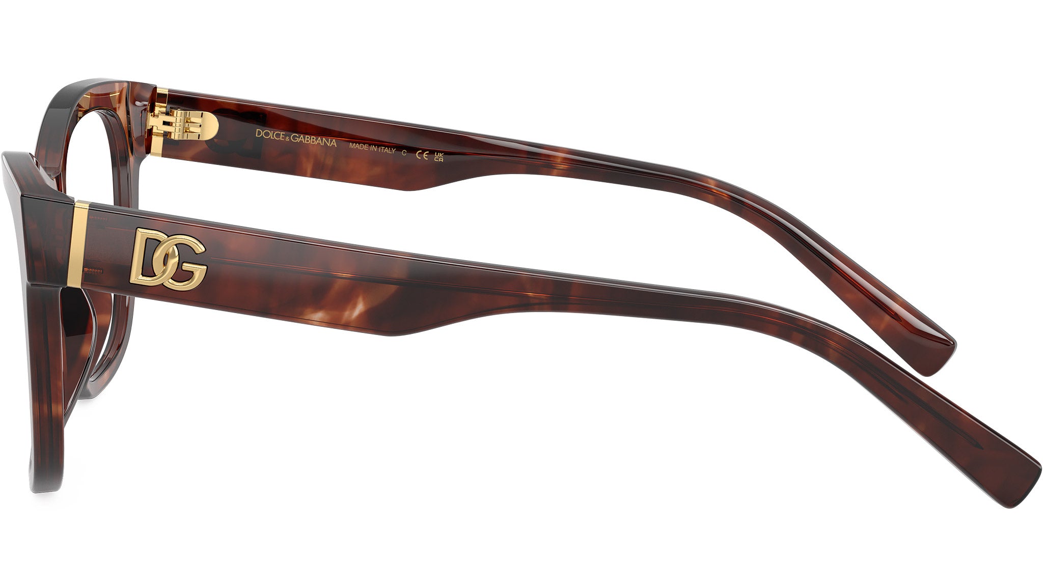 Dolce Gabanna Cat Eye Dark Brown Glasses. New In Box w tag and case Amazon.com: Dolce & Gabbana Sunglasses DG 4459 502/73 Havana  main image 3