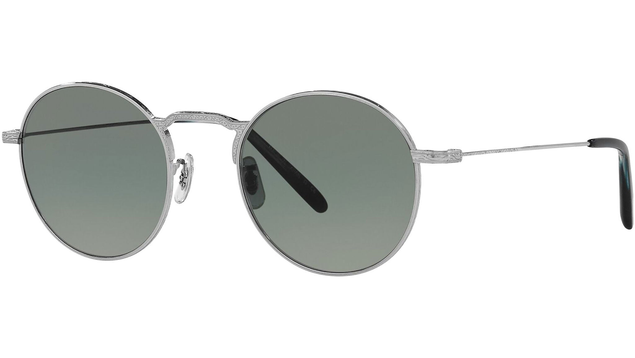 Oliver People’s Weslie Sun Round Sunglasses Oliver Peoples Weslie OV1282ST Sunglasses 50363C Silver  main image 4