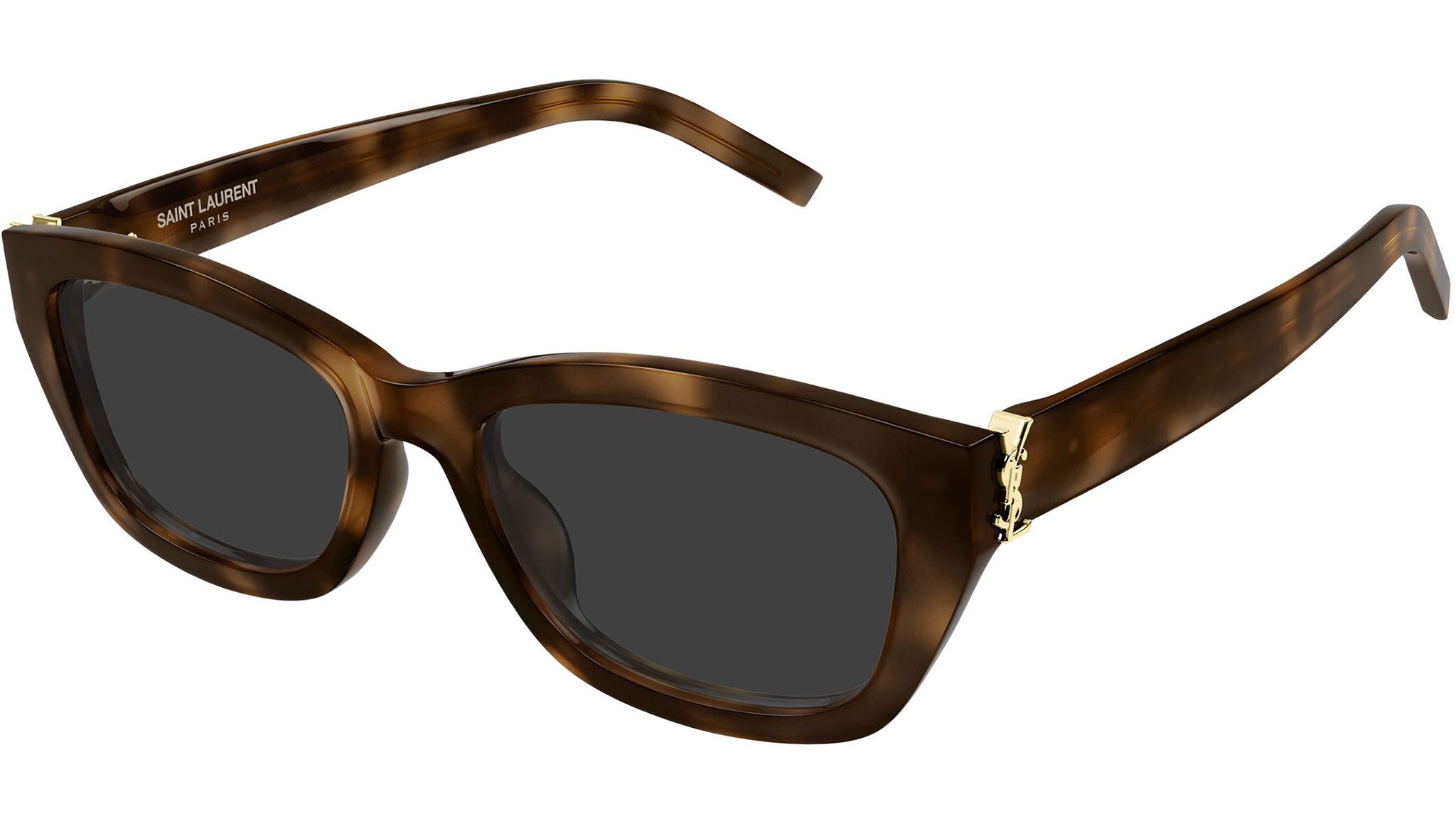 SL M153 Saint Laurent Sunglasses 003 Shiny Havana - eye-oo.com