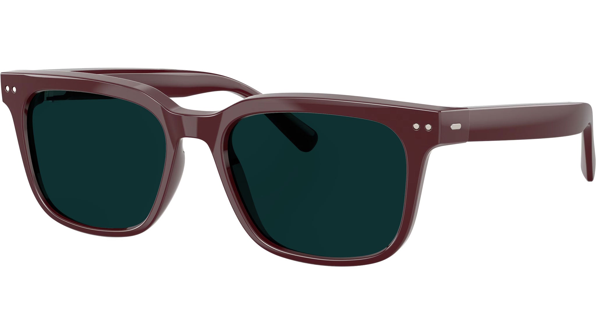 Nuance Audio Square 56 Hearing Glasses 05 Shiny Burgundy AW5004