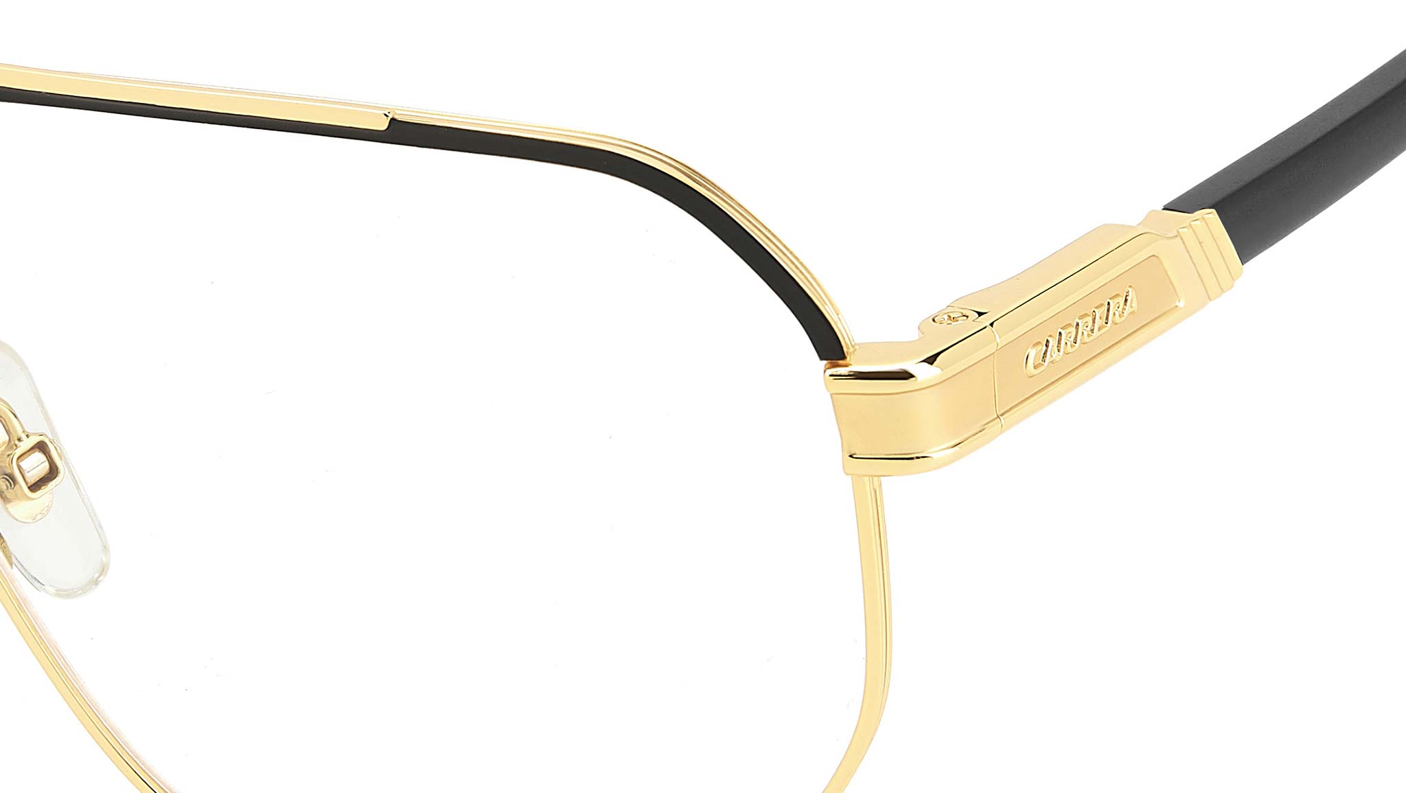Carrera 1135 I46 Optical Frame Matte Black Gold - eye-oo.com