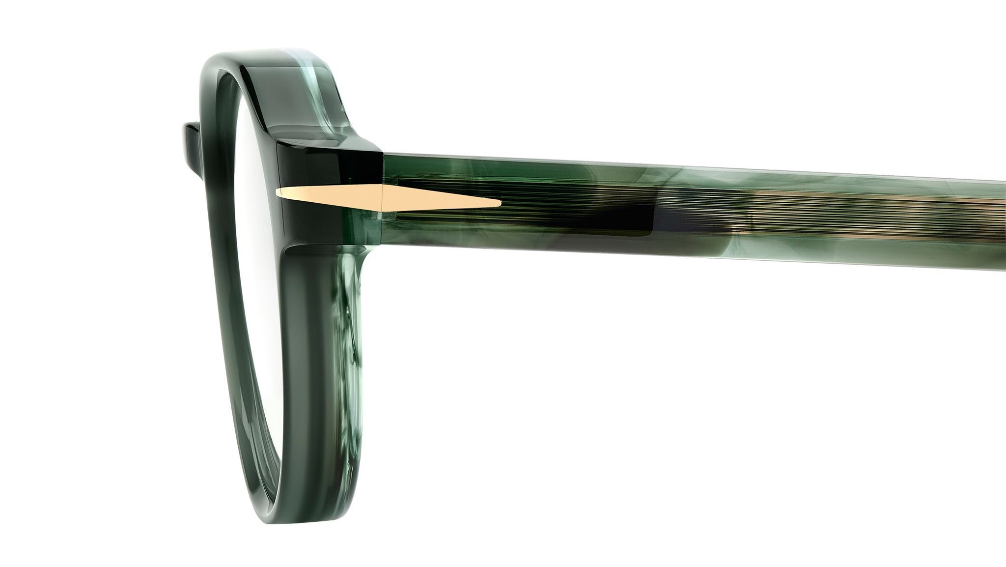 David Beckham DB 7153 HTV Optical Frame Green Horn Green - eye-oo.com