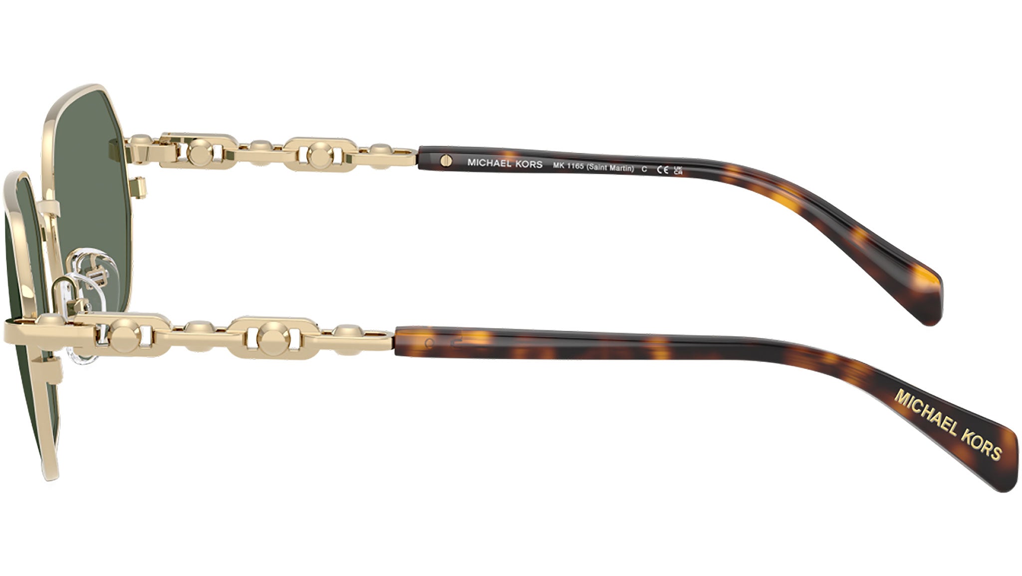 0MK1165 Michael Kors Sunglasses 10143H Light Gold Shiny - eye-oo.com
