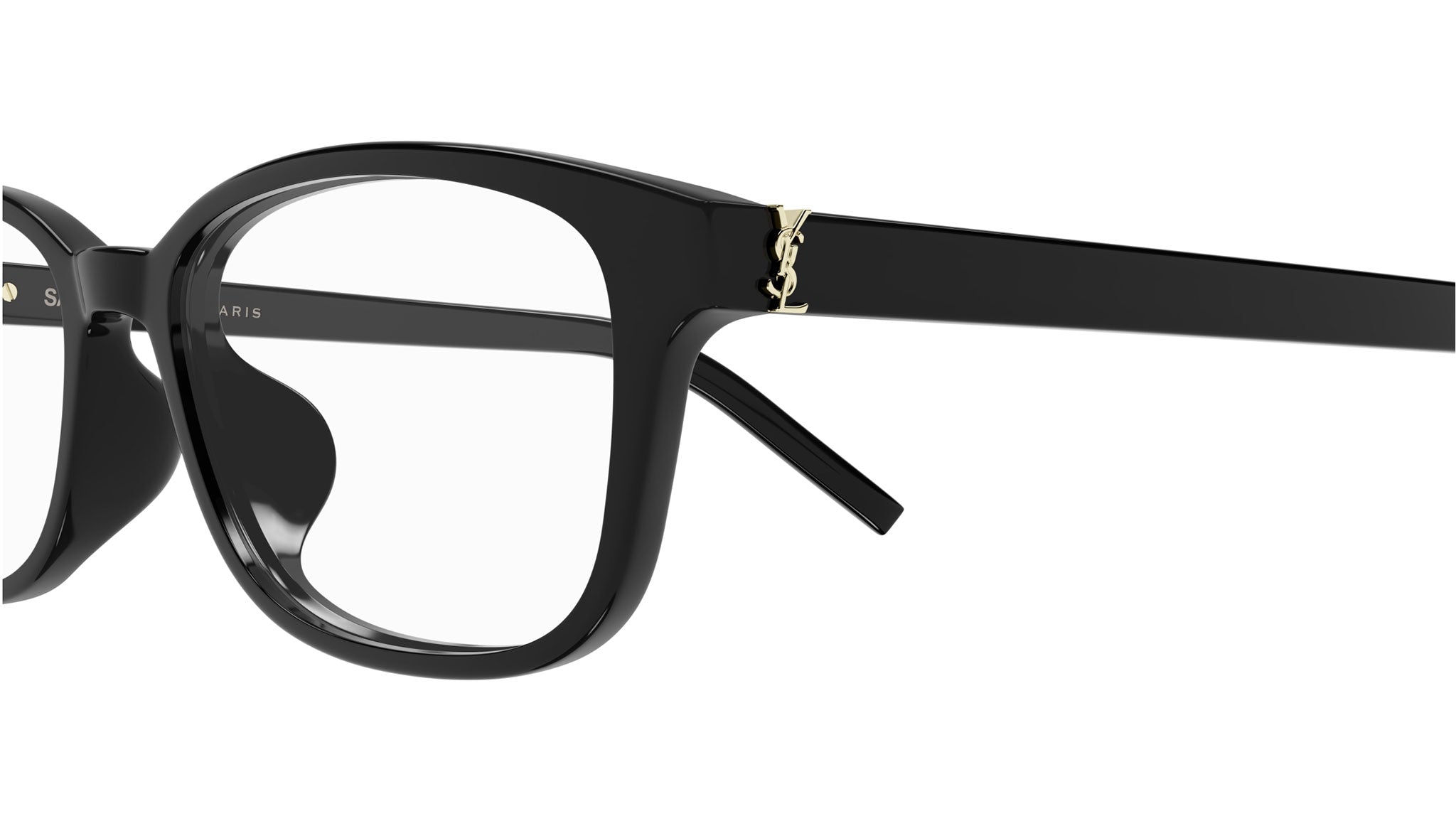 Saint Laurent Women Eyeglasses Black Demo Square SLM111 001 NEW AUTHENTIC Saint Laurent SL M146 OPT Eyeglasses 001 Black Transparent  main image 3