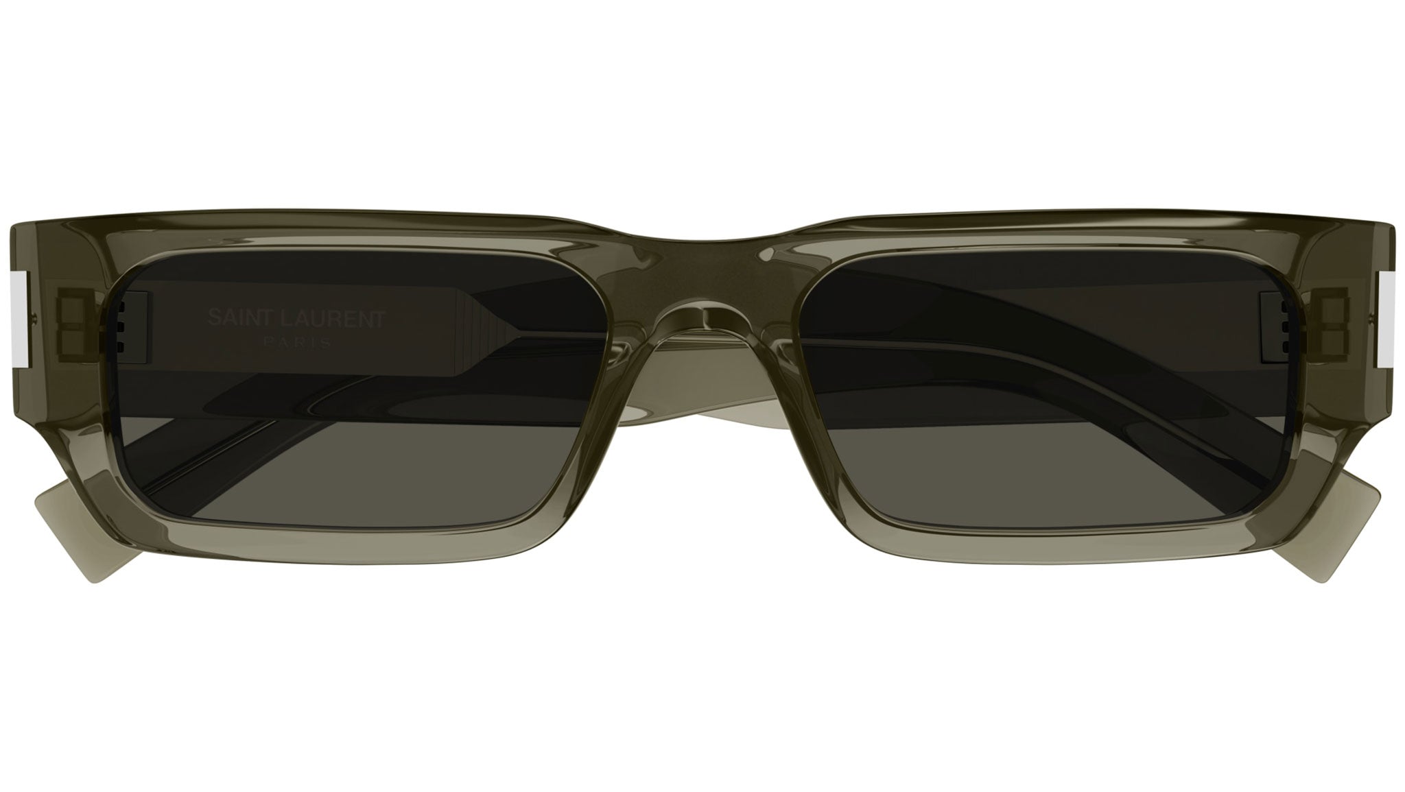 SL 660 Saint Laurent Sunglasses 003 Transparent Brown - eye-oo.com
