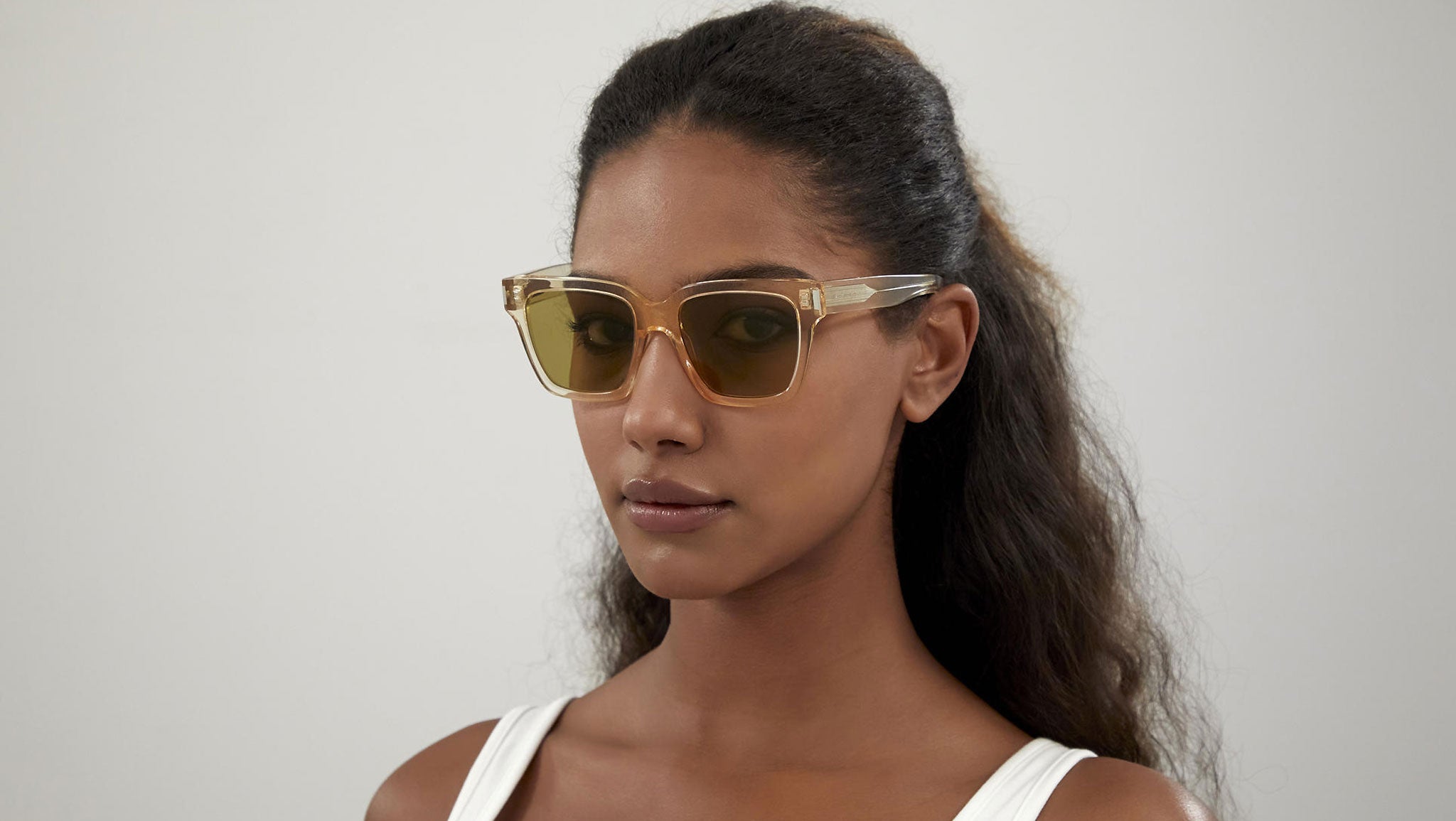 Occhiali da sole Saint Laurent SL 507 005 Giallo - eye-oo.com display picture 3