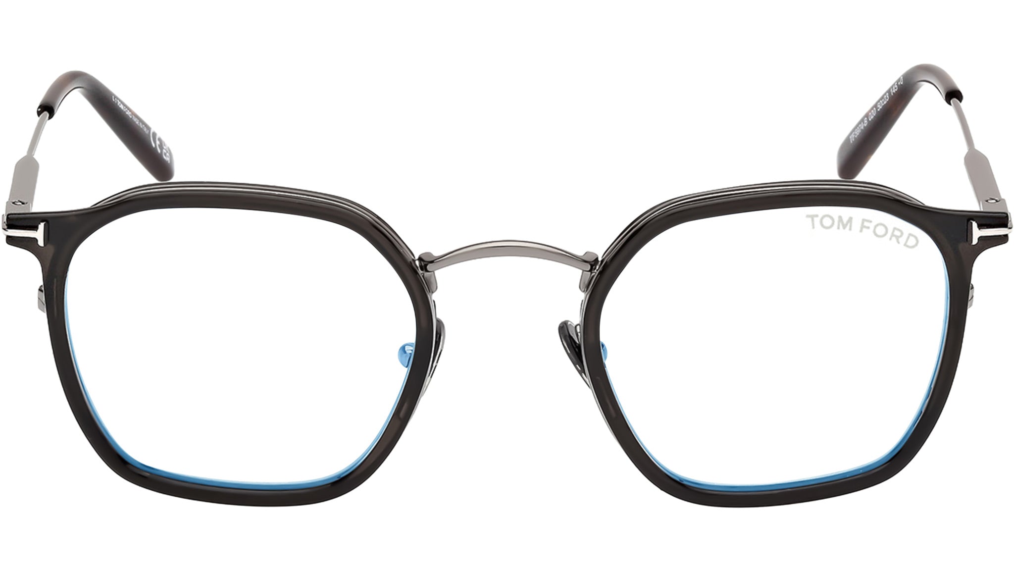 Tom Ford FT5974-B Glasses 020 Shiny Grey - Main Image