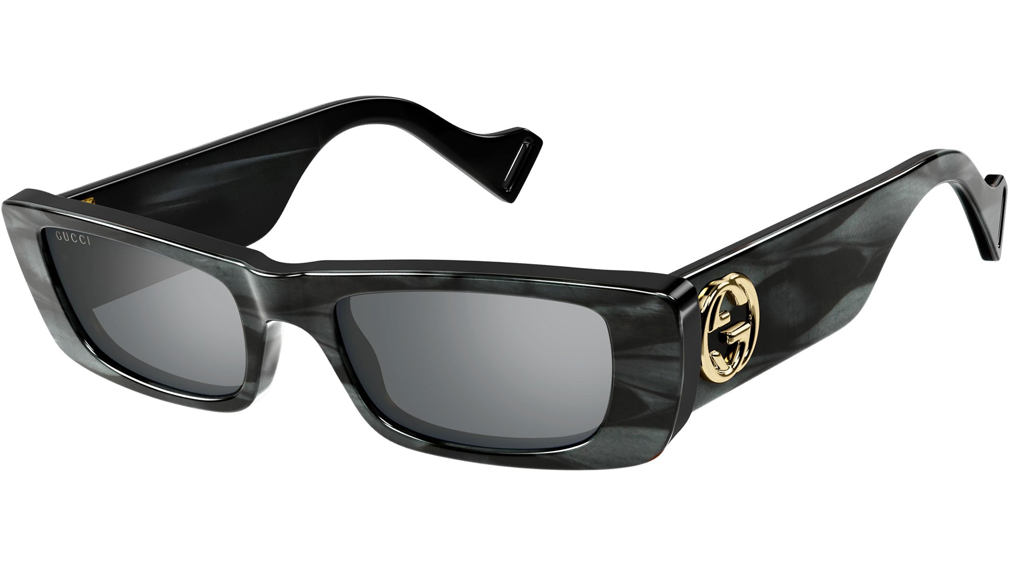 Gucci GG0516S 013 Grey Silver Sunglasses - eye-oo.com