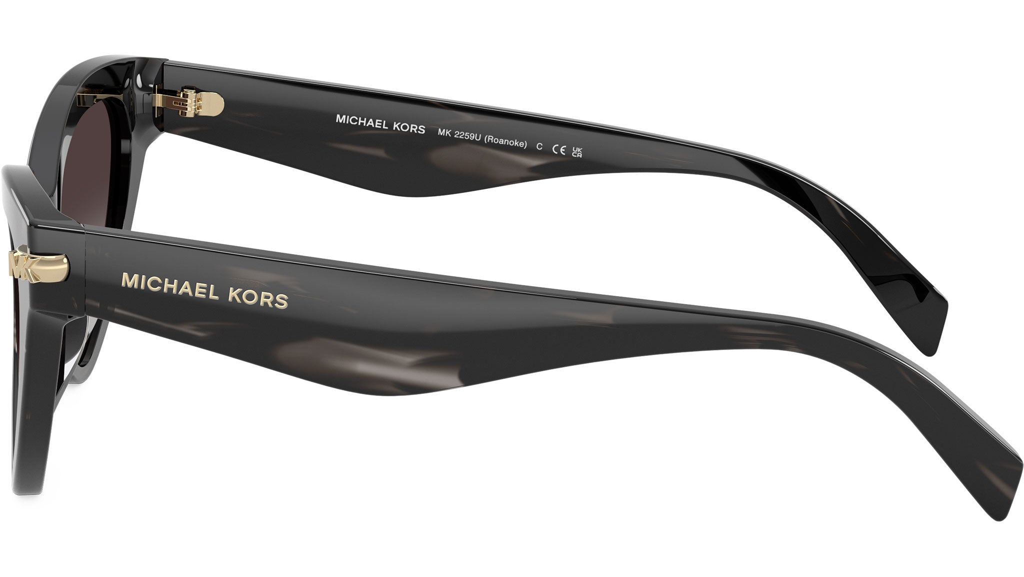 0MK2259U Michael Kors Sunglasses 40348G Black Horn - eye-oo.com