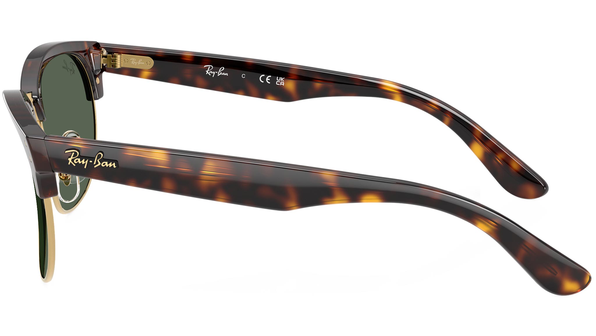 Ray-Ban Clubmaster Reverse RBR0504S Sunglasses 1359VR Havana - eye