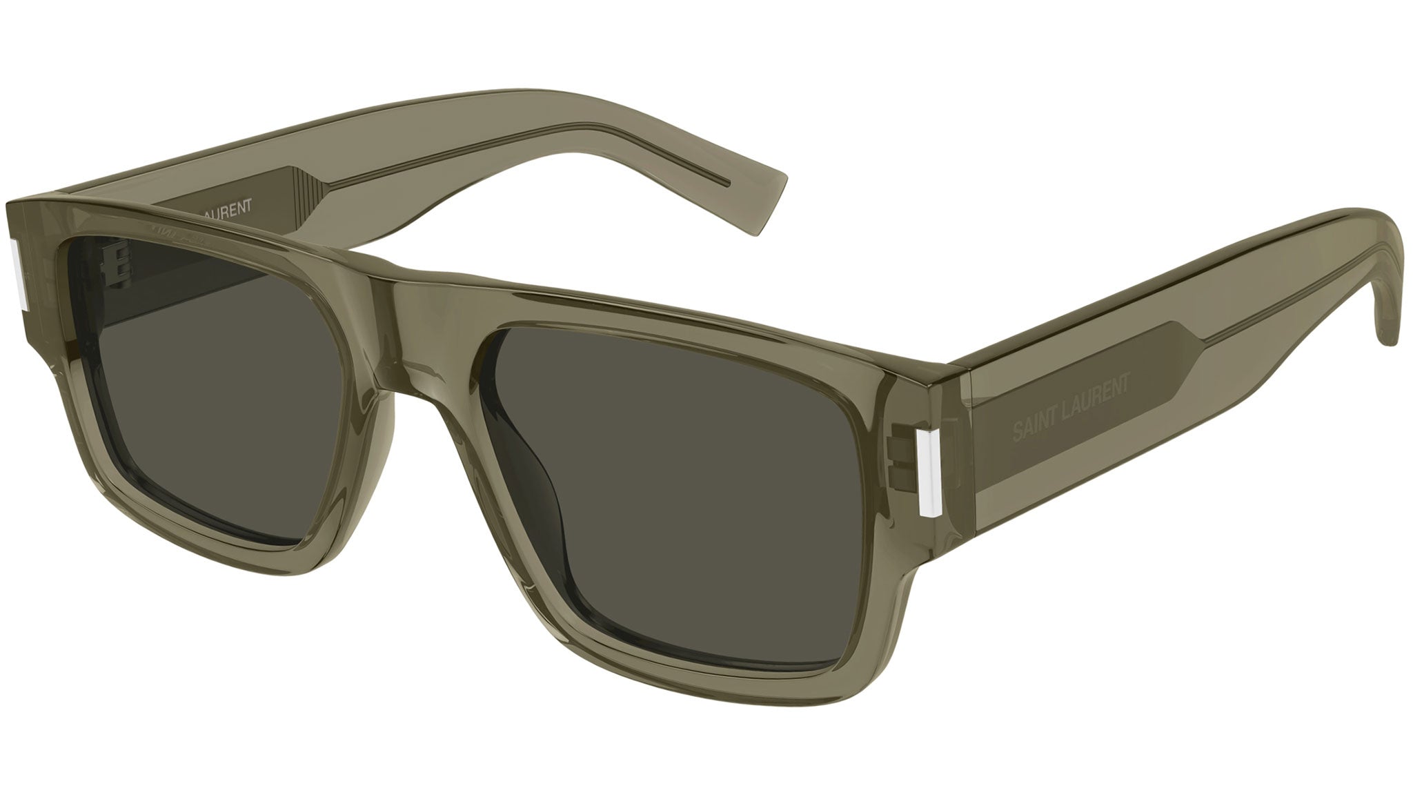 SL 659 Saint Laurent Sunglasses 003 Transparent Brown