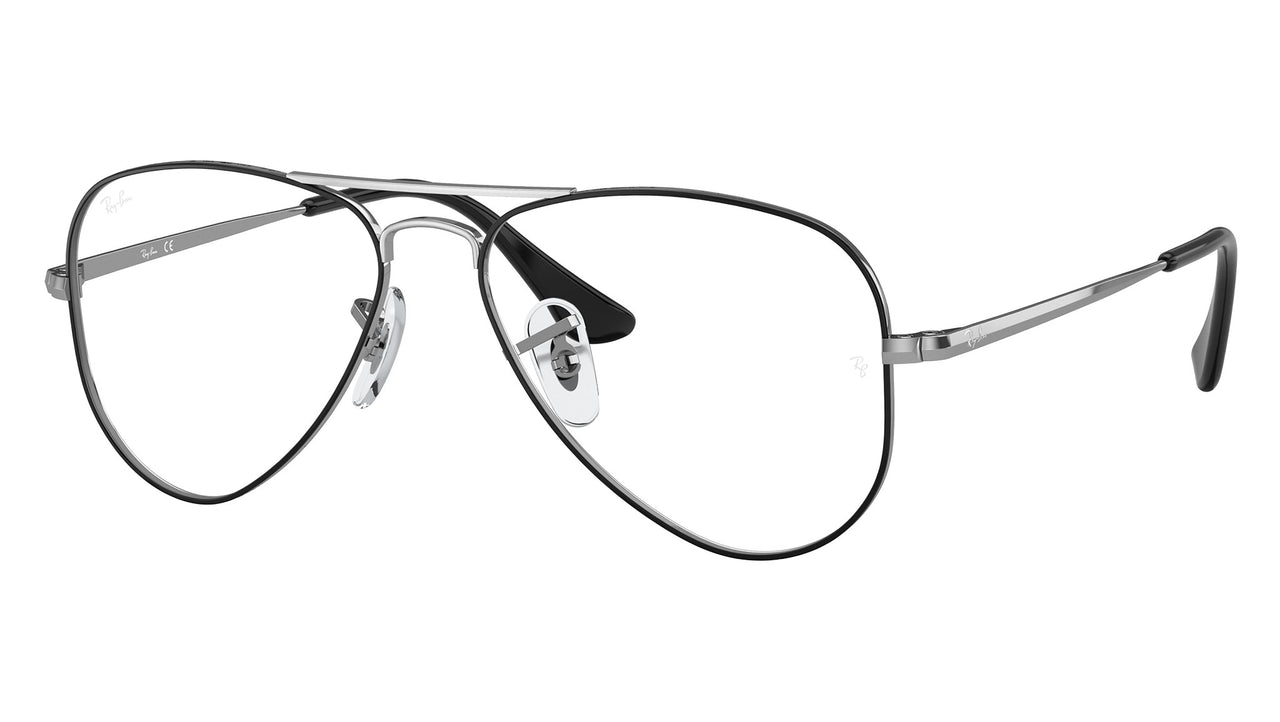Aviator Kids RY1089 4074 Black on Silver