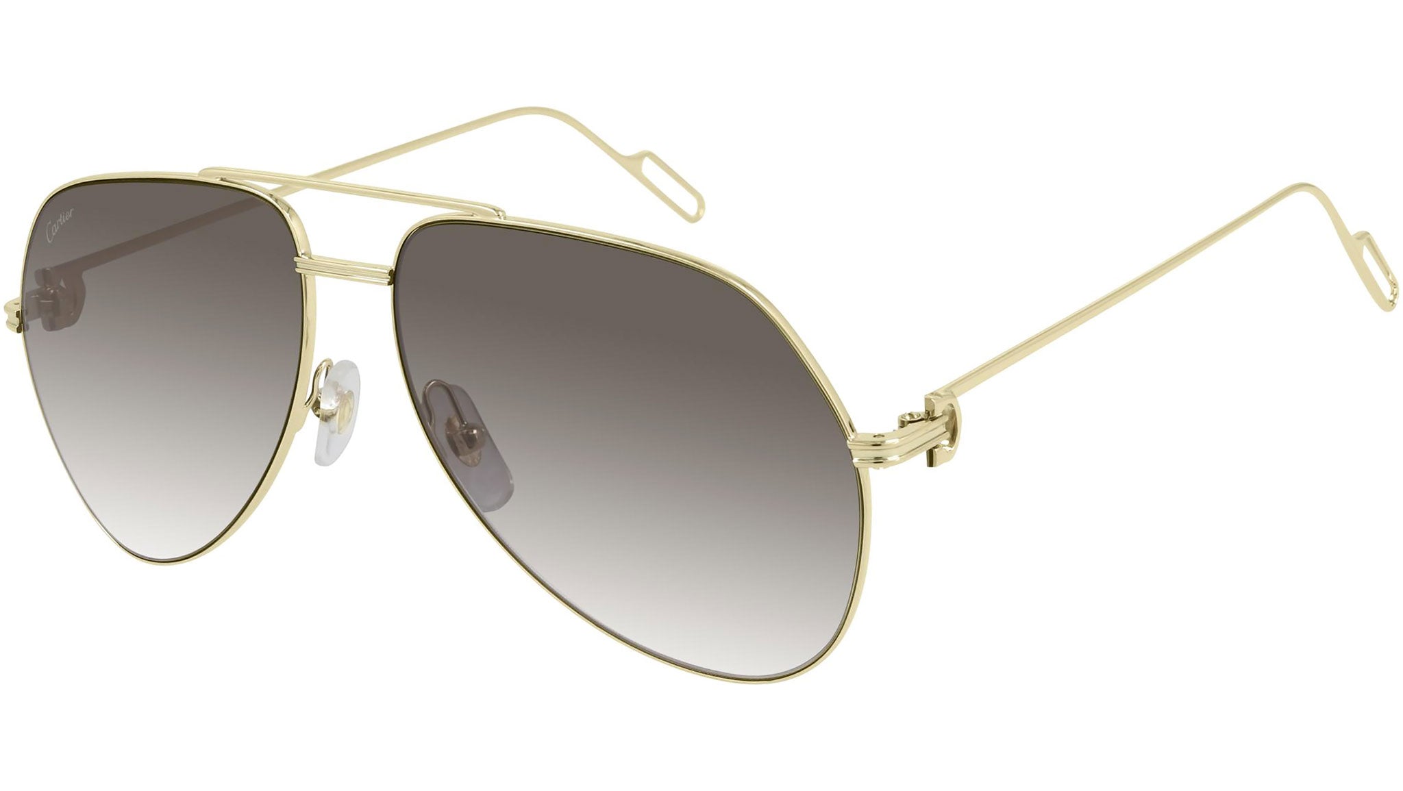 Cartier CT0110S Shiny Gold Sunglasses - eye-oo.com display picture 3