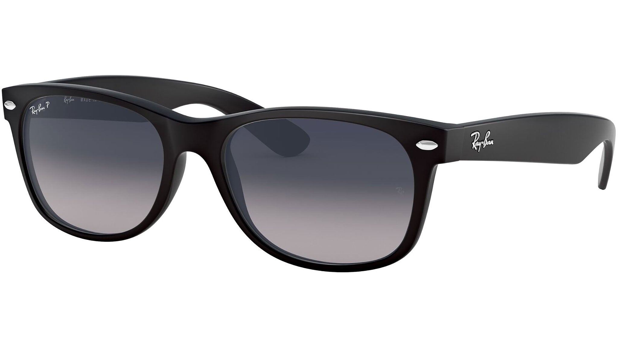 Ray-Ban New Wayfarer RB2132 601S78 Black Sunglasses - eye-oo.com