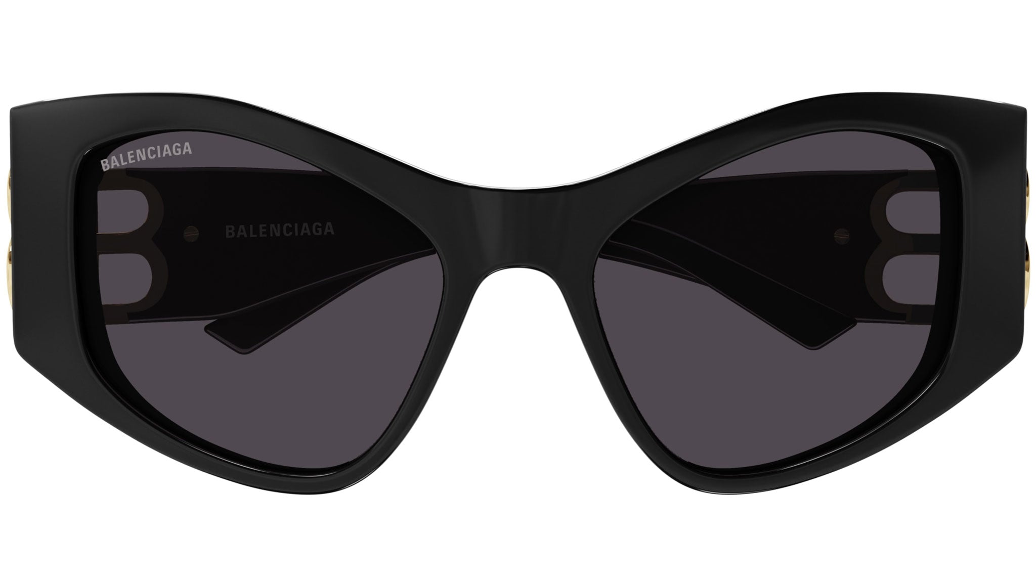 Balenciaga BB0287S Sunglasses 001 Shiny Black - eye-oo.com display picture 1