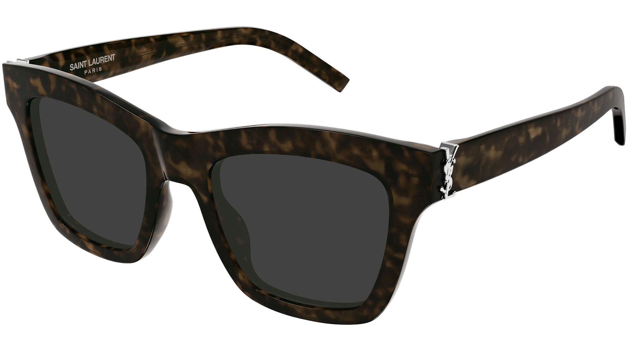 Saint Laurent Gray Havana Sunglasses Saint Laurent SL M146/K 002 Sunglasses Womens Havana/Grey  main image 4