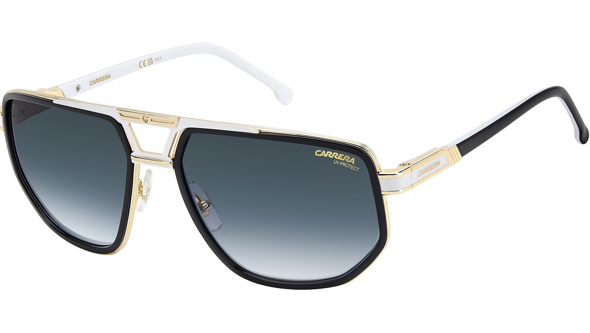 Carrera 1072/S 80S 08 Sunglasses Black White - Main Image