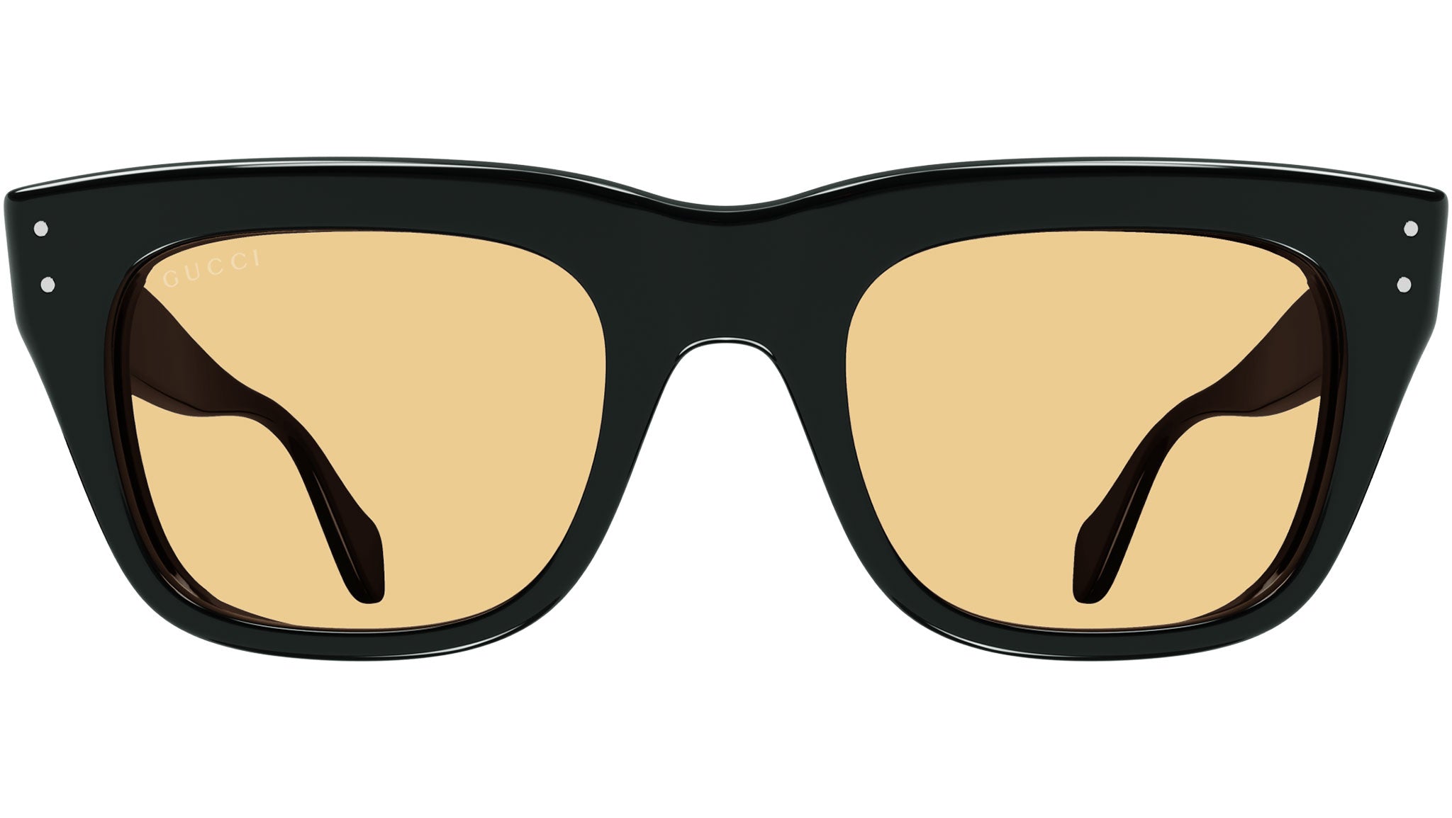 Gucci GG1365S 002 Black Yellow Sunglasses - eye-oo.com