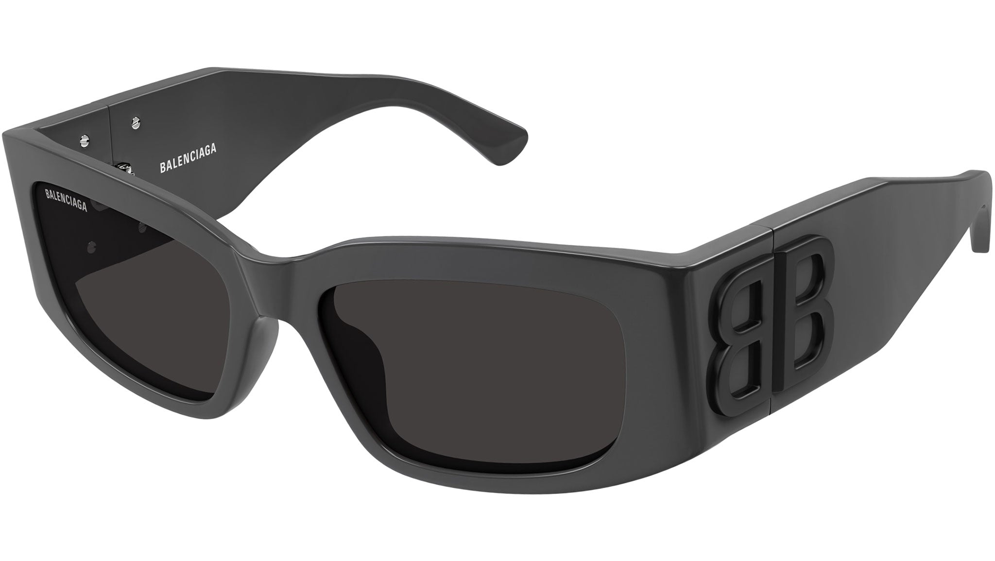 Balenciaga Dark Gray Sunglasses Balenciaga BB0180S 001 Dark Grey Sunglasses - eye-oo.com main image 3