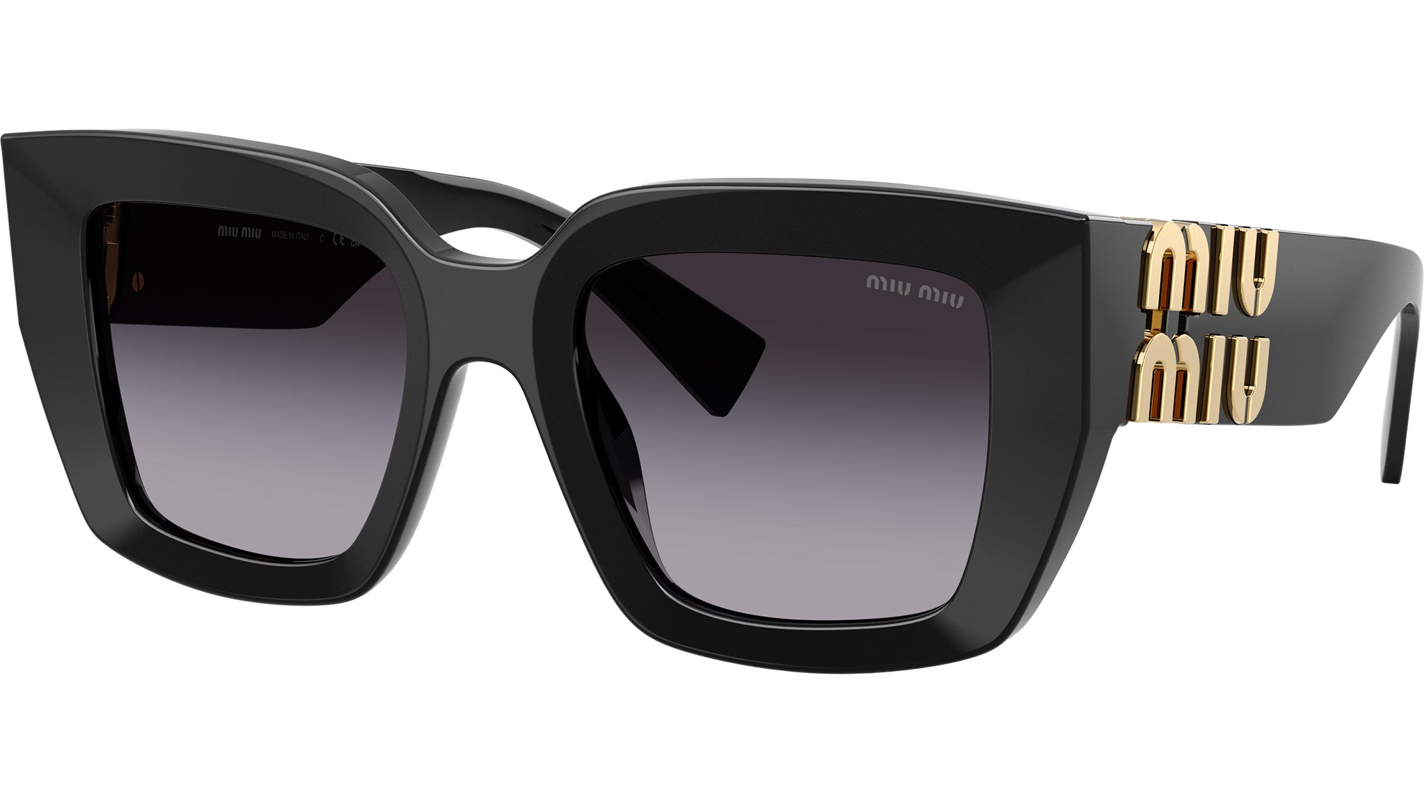 Miu Miu MUB05S Sunglasses 16K90A Black - eye-oo.com