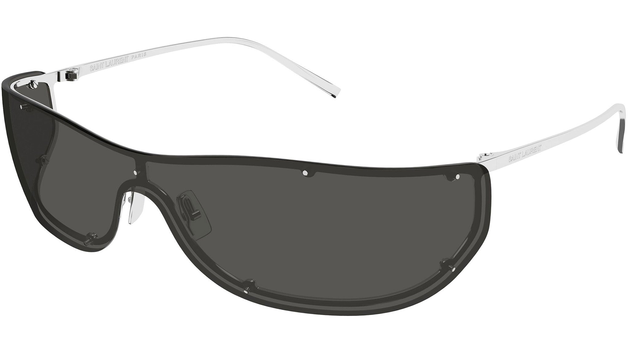 Saint Laurent SL 807 Sunglasses 001 Silver Grey - eye-oo.com