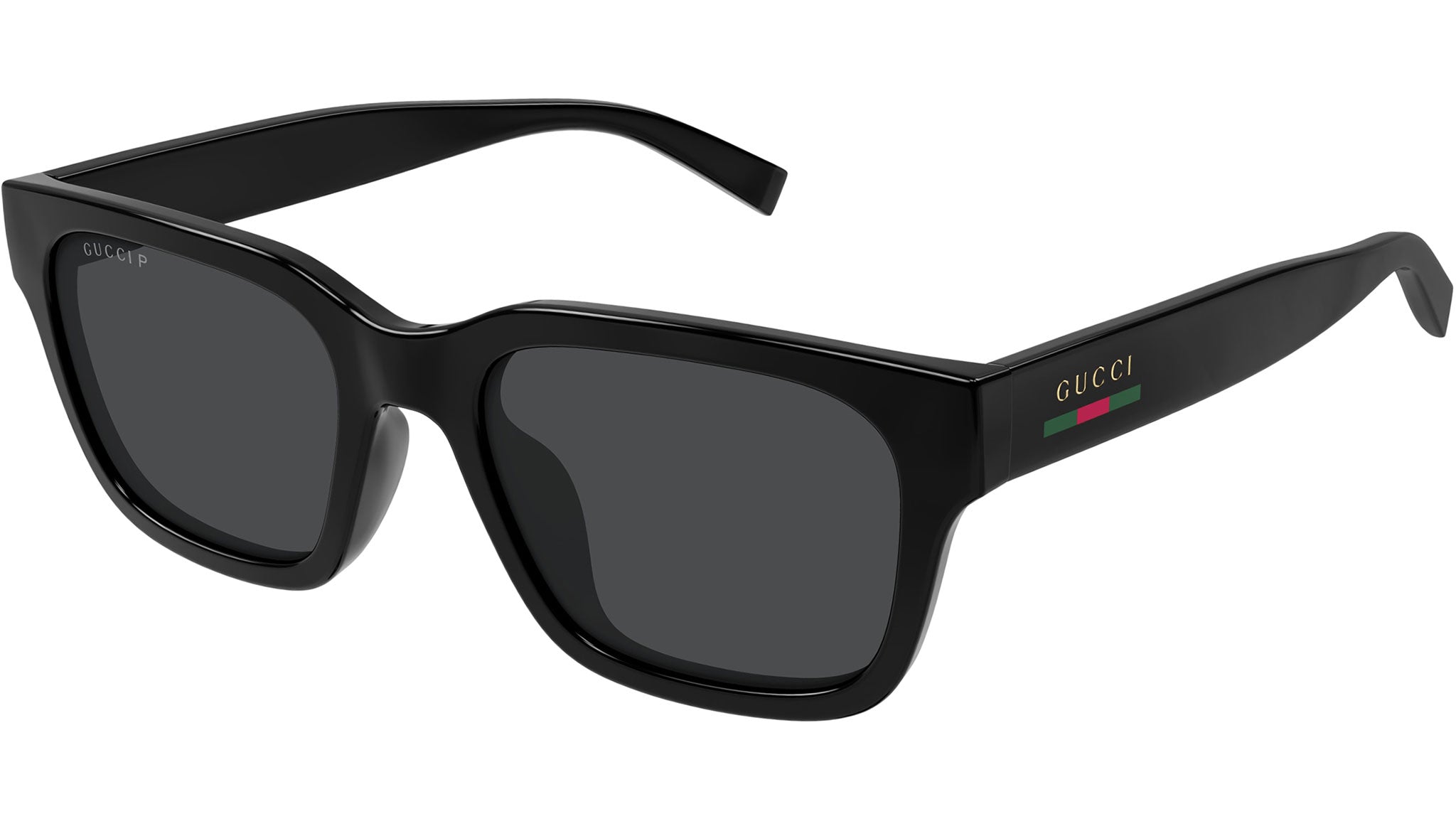 Gucci GG1857S 005 Rectangular Sunglasses Black - eye-oo.com