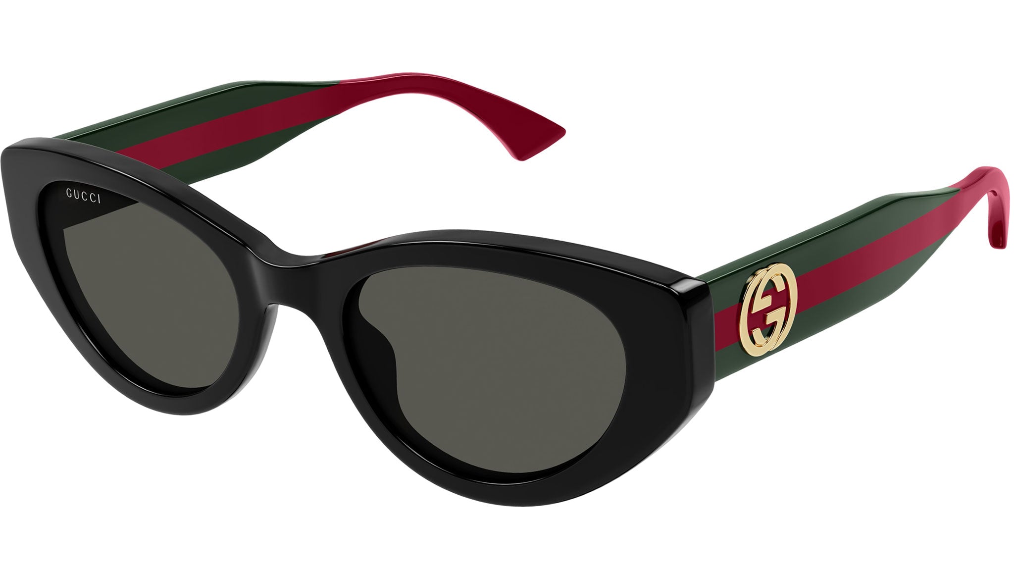 Gucci GG1862S 001 Cat Eye Sunglasses Solid Black - eye-oo.com