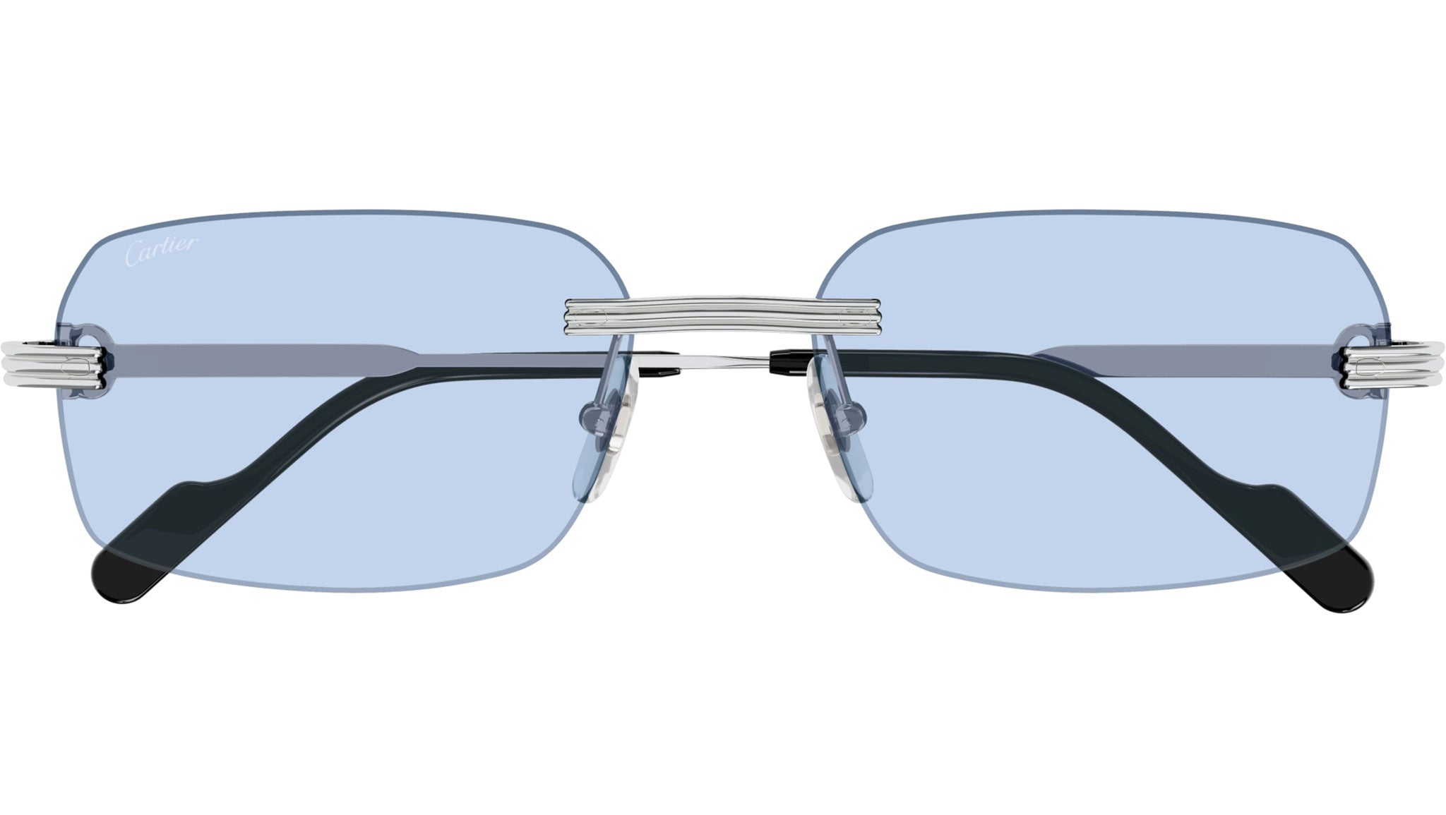 Cartier Première CT0271S Sunglasses 011 Shiny Silver - eye-oo.com