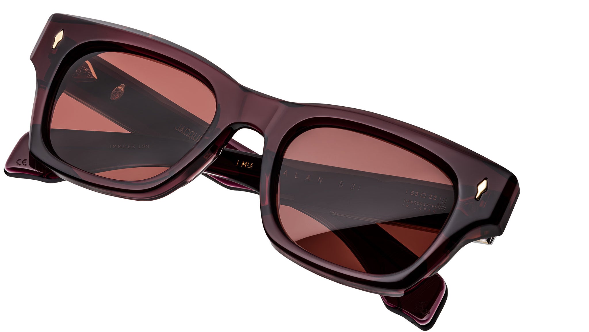 Jacques Marie Mage Dealan 53 Amarena Sunglasses JMMDEX-18M - eye