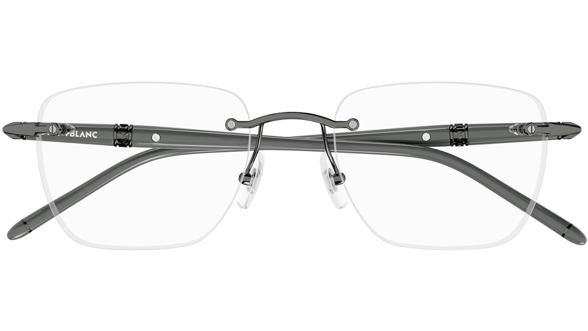 Montblanc Eyeglasses MB0346O 003 Dark Ruthenium - eye-oo.com display picture 2