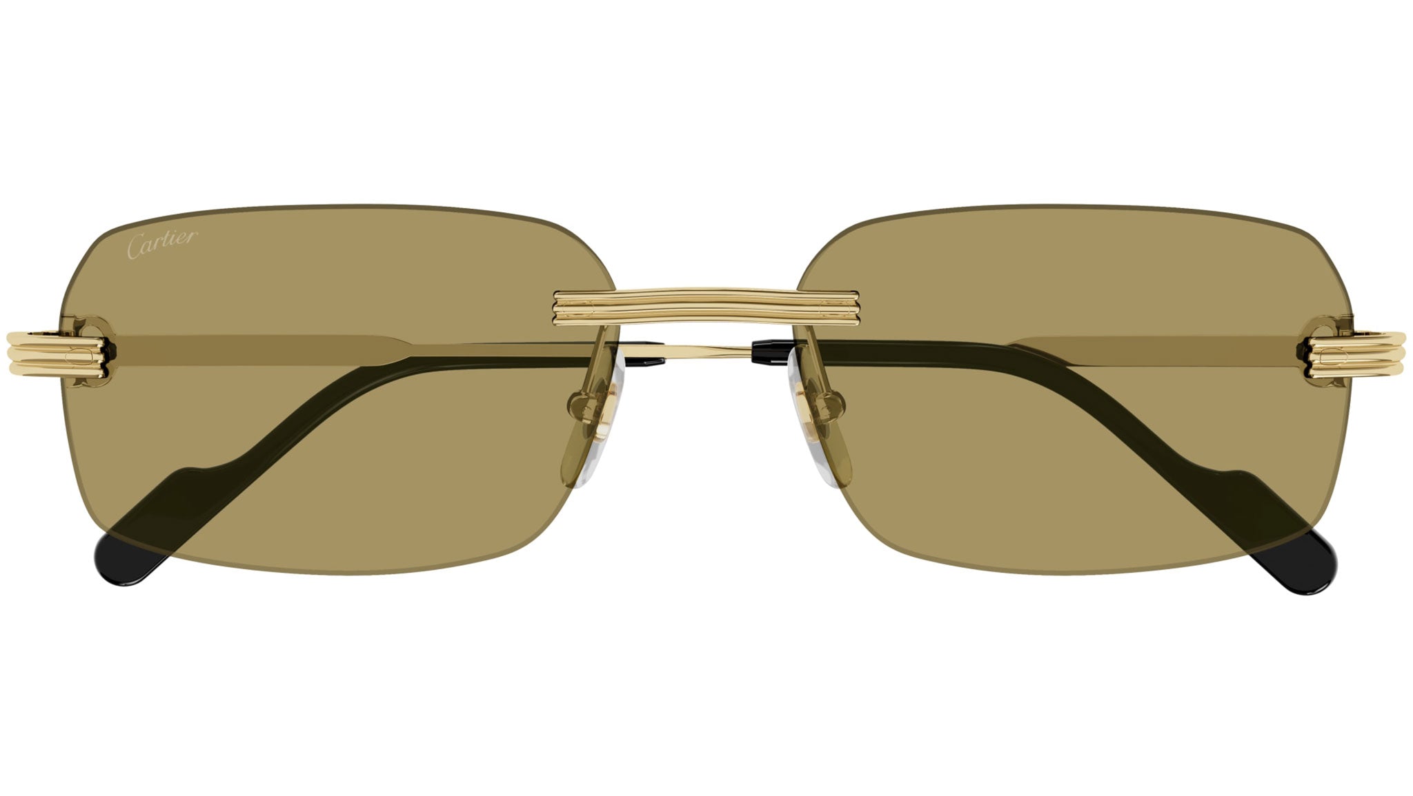 Cartier Première CT0271S Sunglasses 009 Shiny Gold - eye-oo.com