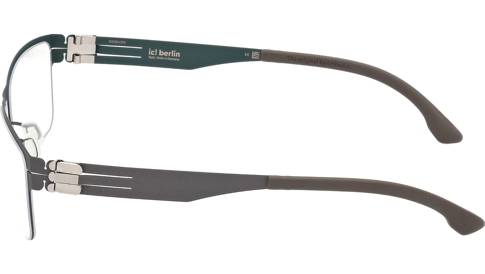 ic! berlin Hania L. Glasses IC5022 009 Matte Gunmetal - eye-oo.com